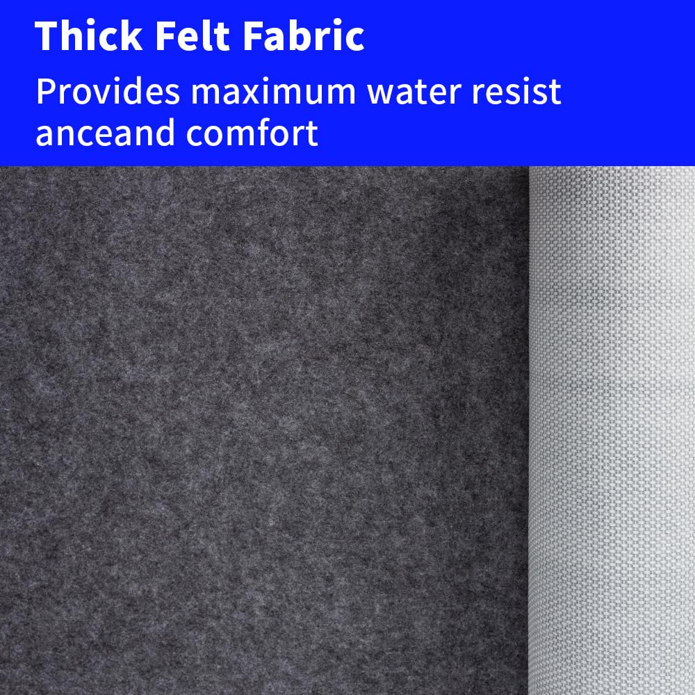Waterproof Non-Slip Rug Pad 8x10 for Large Area Rugs Durable Felt Floor Protection pad for All Floors, Suitable for Cutting. Rug Pads Keep Rugs in Place and Provide Cushioning