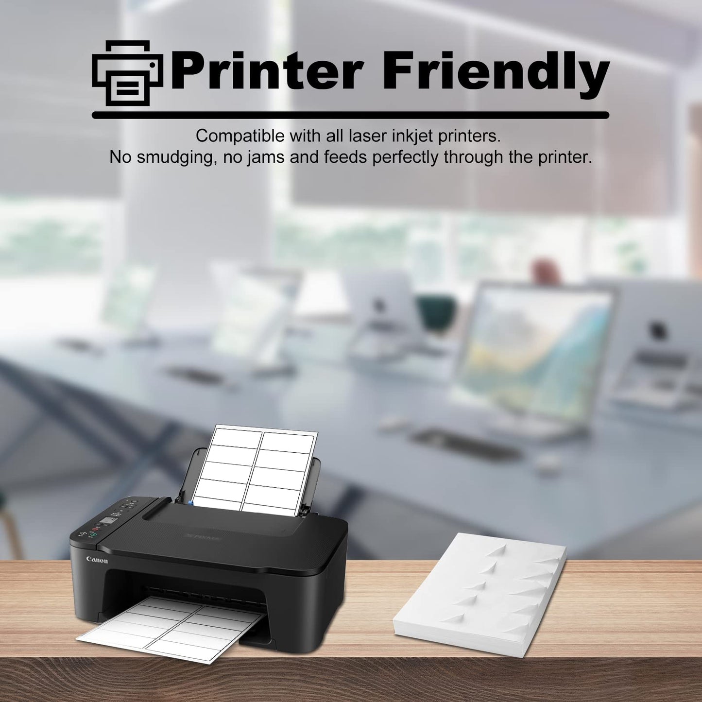 LabelMore 2 x 4 Shipping Labels for Laser or Inkjet Printable, 5000 Labels - 500 Sheets