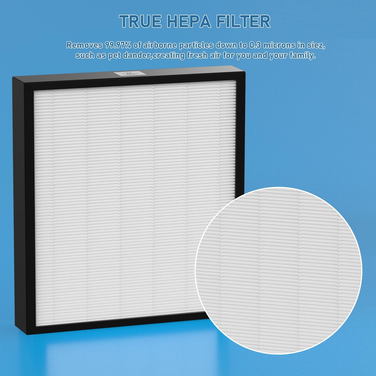 Compact HEPA Replacement Pre-Filter Compatible with Intellipure Compact Air Cleaner Purifier Filter, HEPA and Activated Carbon Filters, 2 Pack