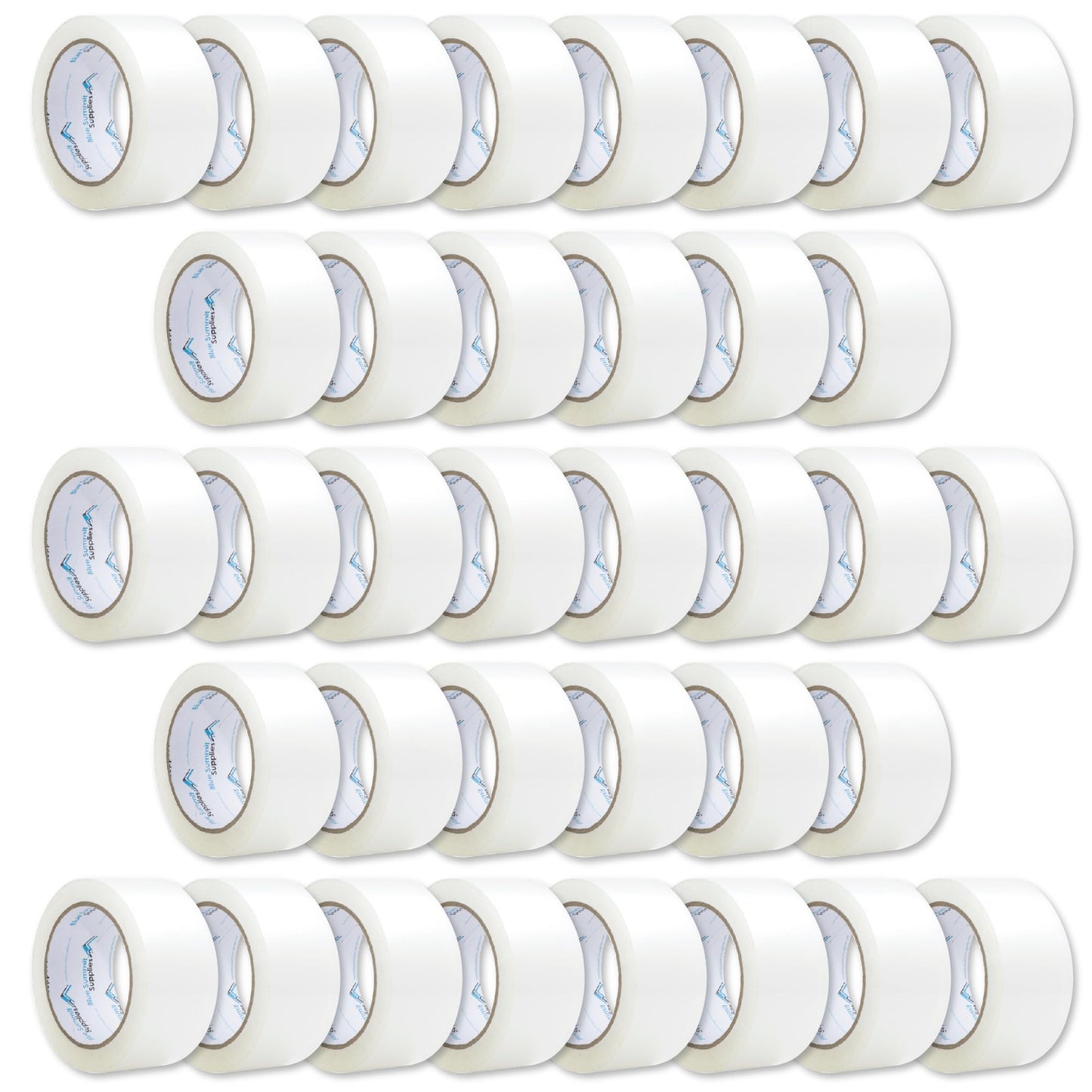 36 Pack Heavy Duty Packaging Tape, Clear Packing Tape Designed for Moving Boxes, Shipping, Office, and Storage, Commercial Grade 2.7mil Thickness, 60 Yards Length, Bulk, 2160 Total Yards