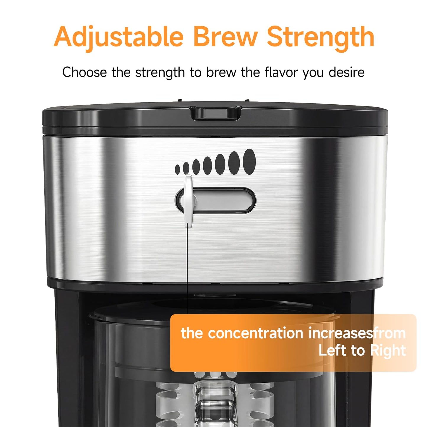 Iced Coffee Tea Maker With Reusable Filter Basket 3 QT Pitcher Iced Tea And Coffee Machine, Tea Makers For Iced Tea, Lattes, Lemonade And Flavored Water (3QT 2)