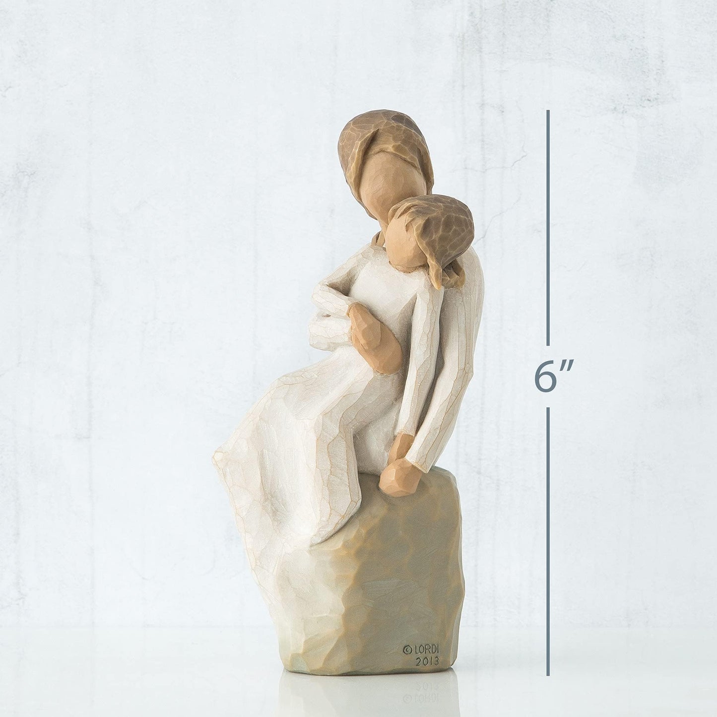 Willow Tree MotherDaughter, Laughter with Love… Always, Gift to Celebrate Relationship Between Mother and Child, Focus on Closeness and Playful Affection, Sculpted Hand-Painted Figure