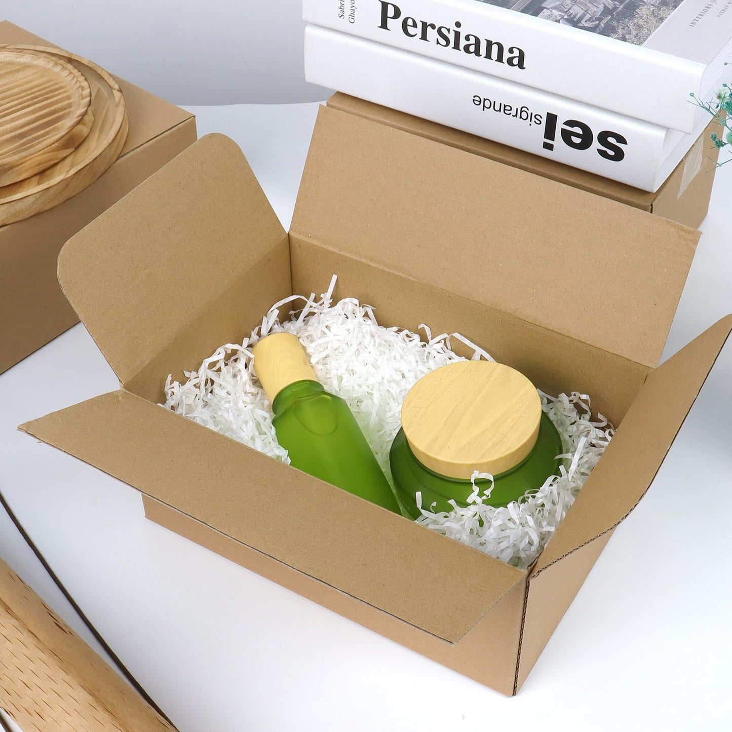 DEZIBOX 10x7x6 Inches Shipping Boxes Medium 30 Pack, Brown Corrugated Cardboard Boxes for Packaging Small Business Mailing