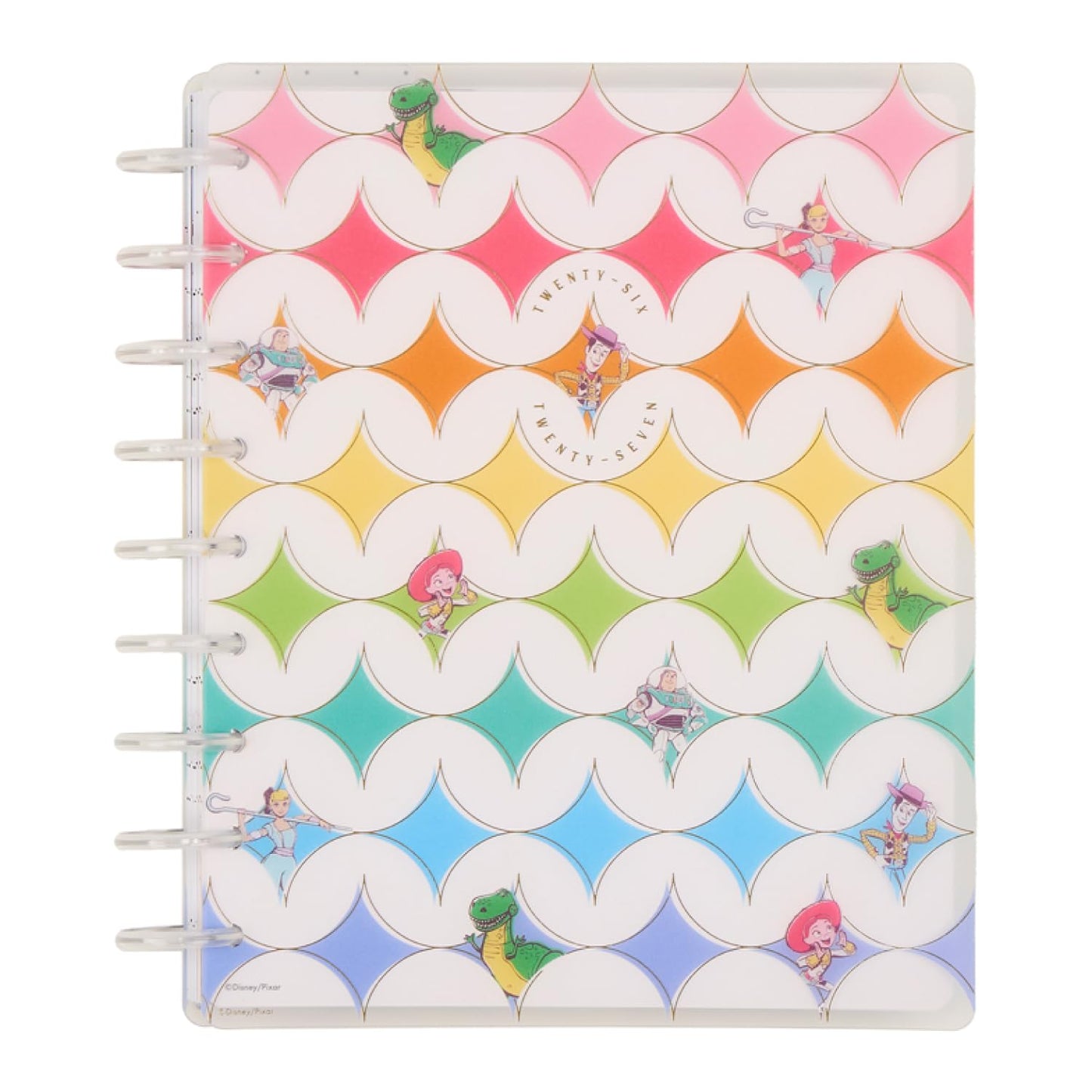 Happy Planner Disney Toy Story 12-Month Disc-Bound Planner, July 2026–June 2027, Classic Size, Vertical Layout, Woody and Friends