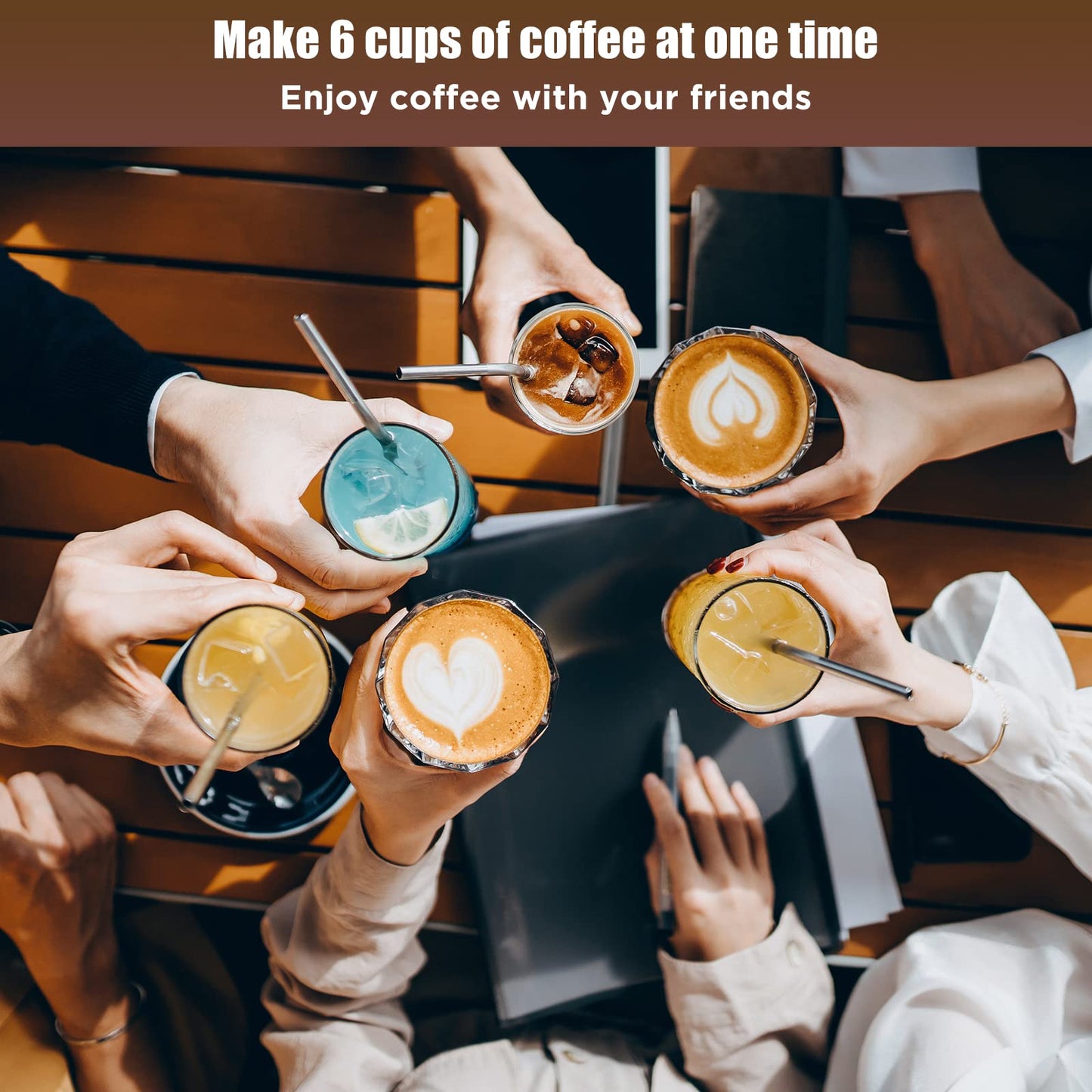 SHANGSKY Coffee Pot Electric Moka Pot 6 Cup, Espresso Coffee Maker Cafeteras Electricas Italian Coffee Maker Espresso Makers Portable Aluminum Electric Mocha Pot, Coffee Machine Moka Maker
