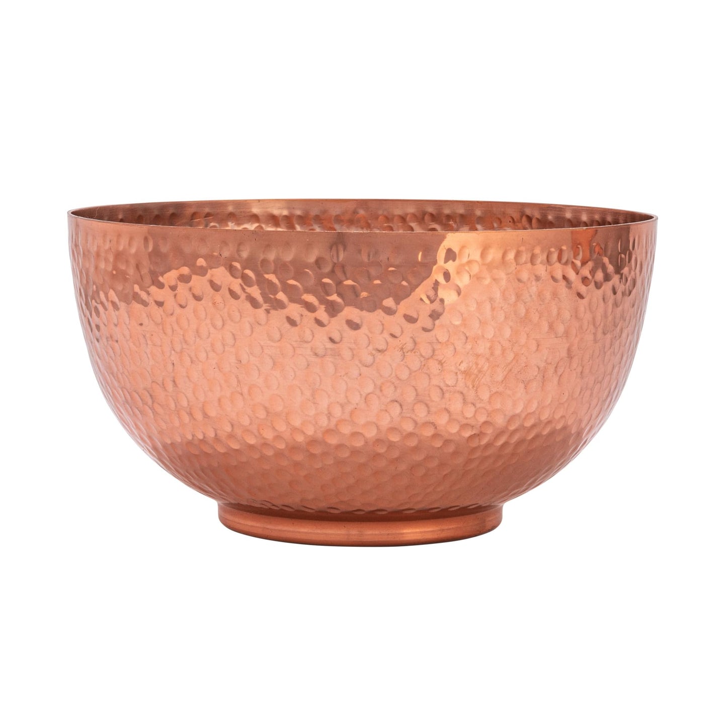Bloomingville Round Hammered Metal Bowls, Set of 2 Sizes, Copper Finish