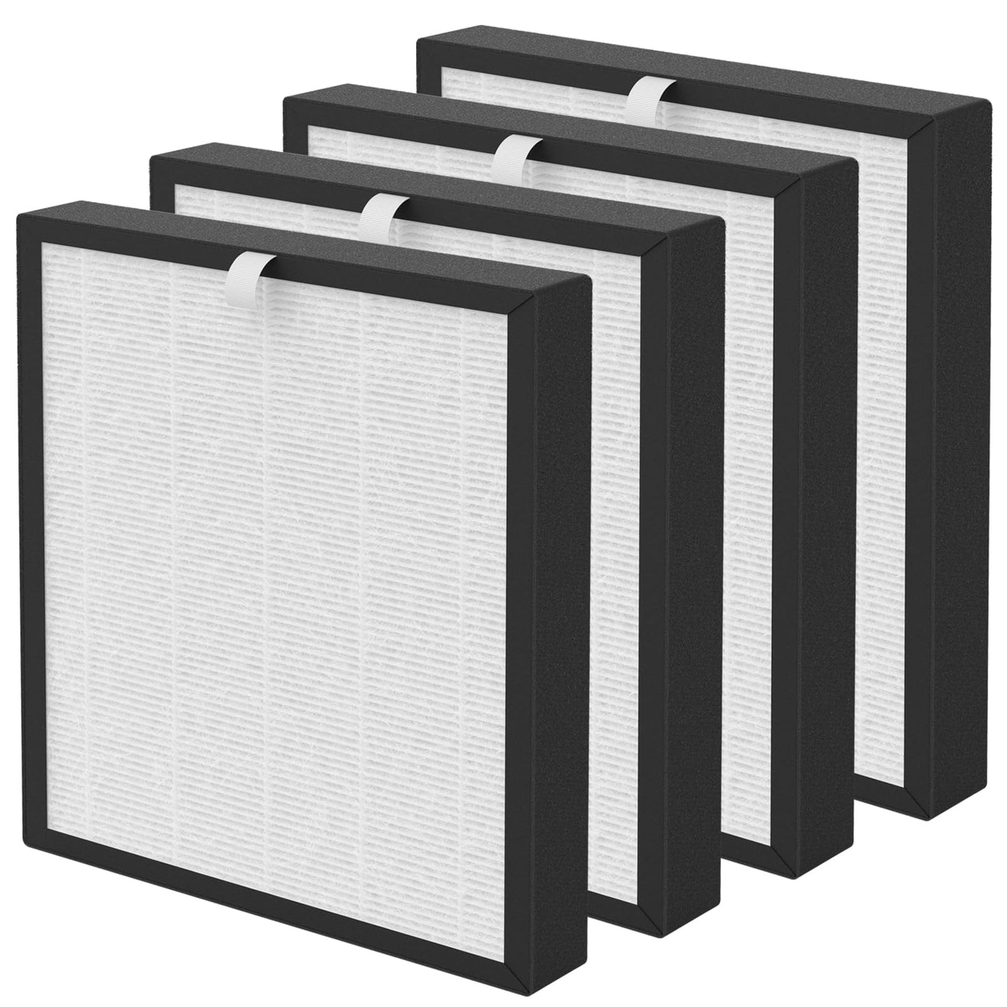 SAKEGDY TZ-K2 Replacement Filter Compatible with ToLife Air Cleaner Purifier TZ-K2, 3-in-1 Main TZ-K2 Filter, Activated Carbon and Pre-Filter, TZ-K2-A Replacement Filter, 4 Packs