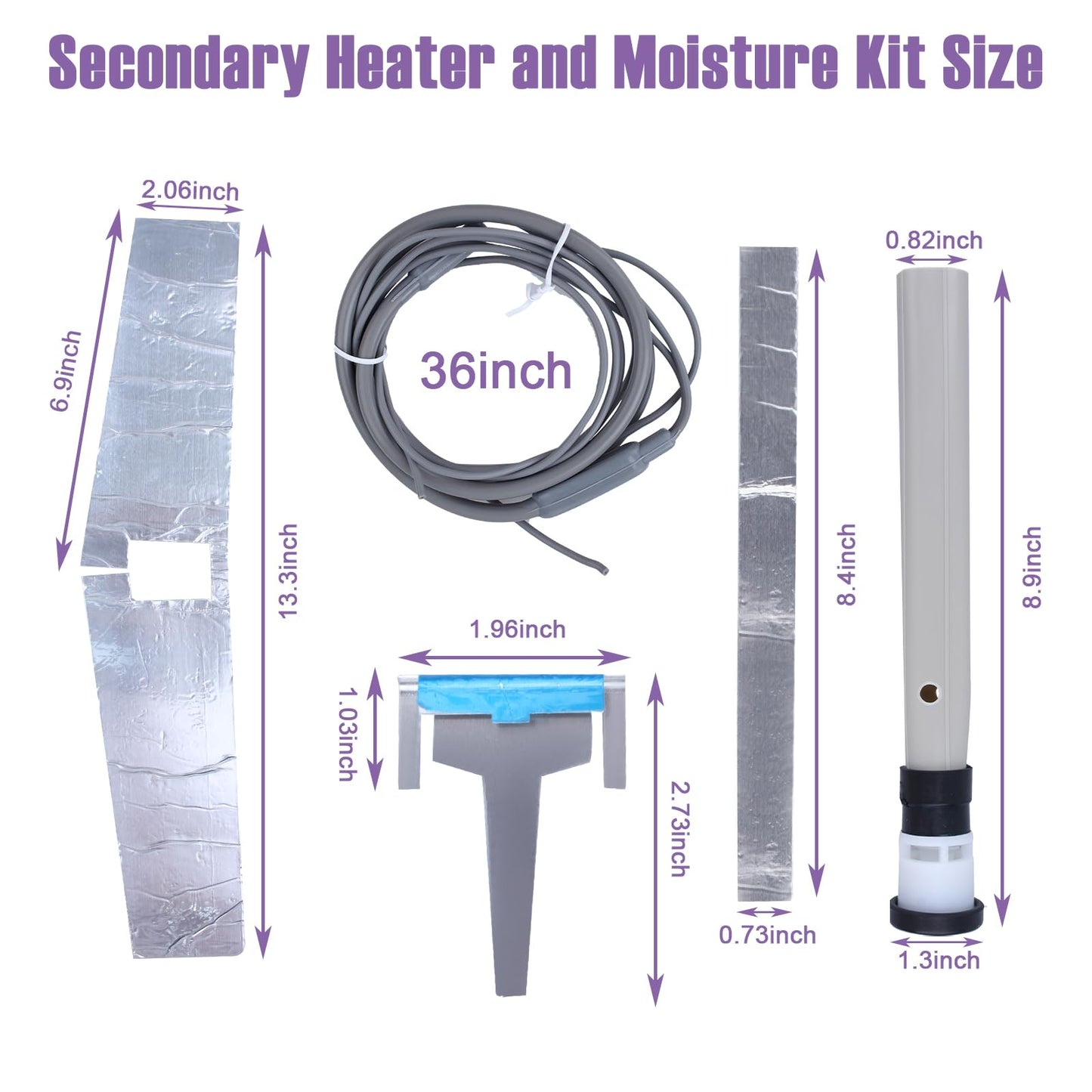 Sthovd DA82-01415A Secondary Heater and Moisture Kit Replacements For Samsung Refrigerator Water Leak Service Kit 3436781 AP5957964 EAP10058968 PS10058968 PS1005968 Refrigerator Water Leak Repair Kit