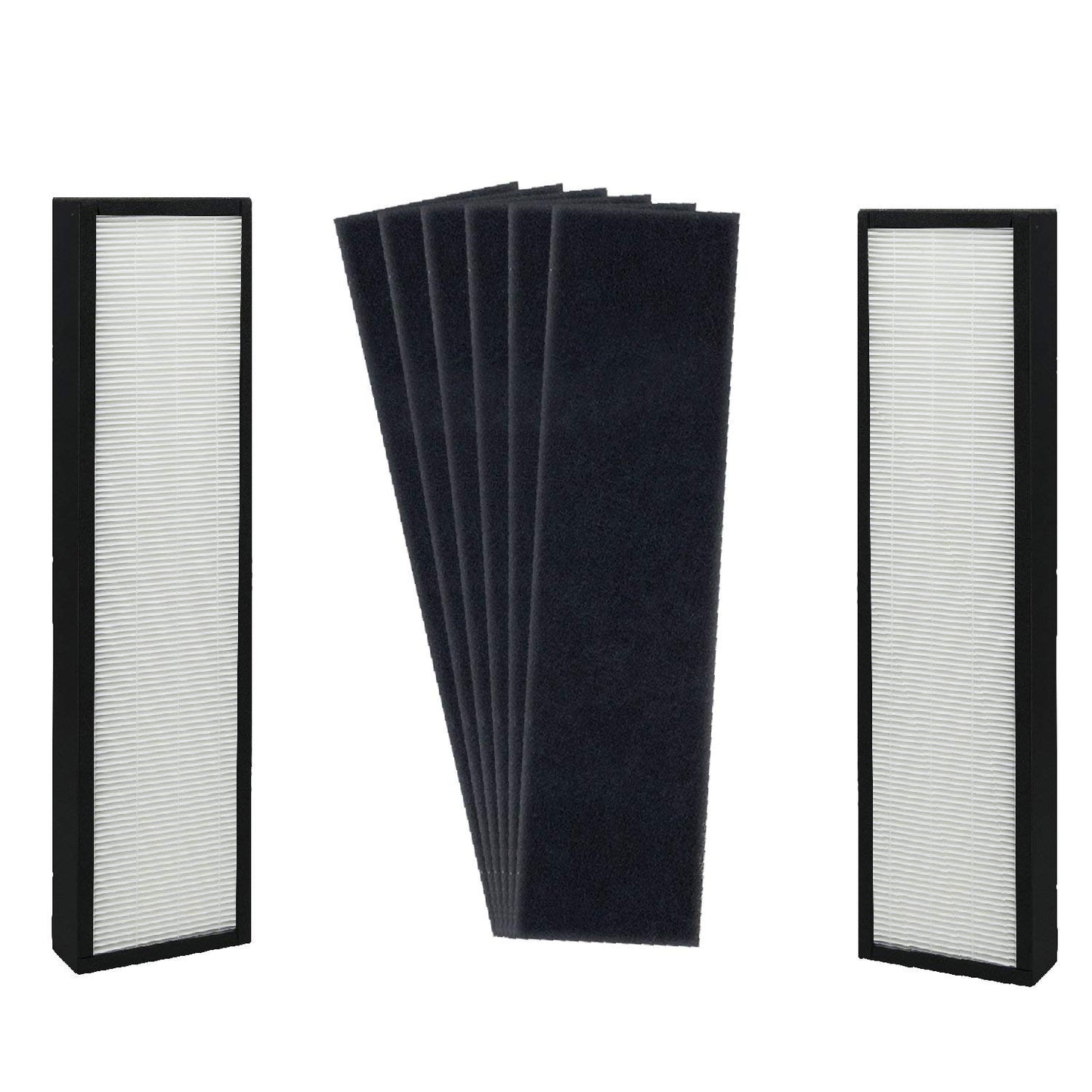 Veva 2 HEPA Air Filters & 6 Carbon Pre-Filters Replacement Filter C Compatible with Germguardian FLT5000/FLT5111 FLT5250PT, AC5000, AC5000E, AC5250PT, AC5350B, AC5350BCA, AC5350W, AC5300B