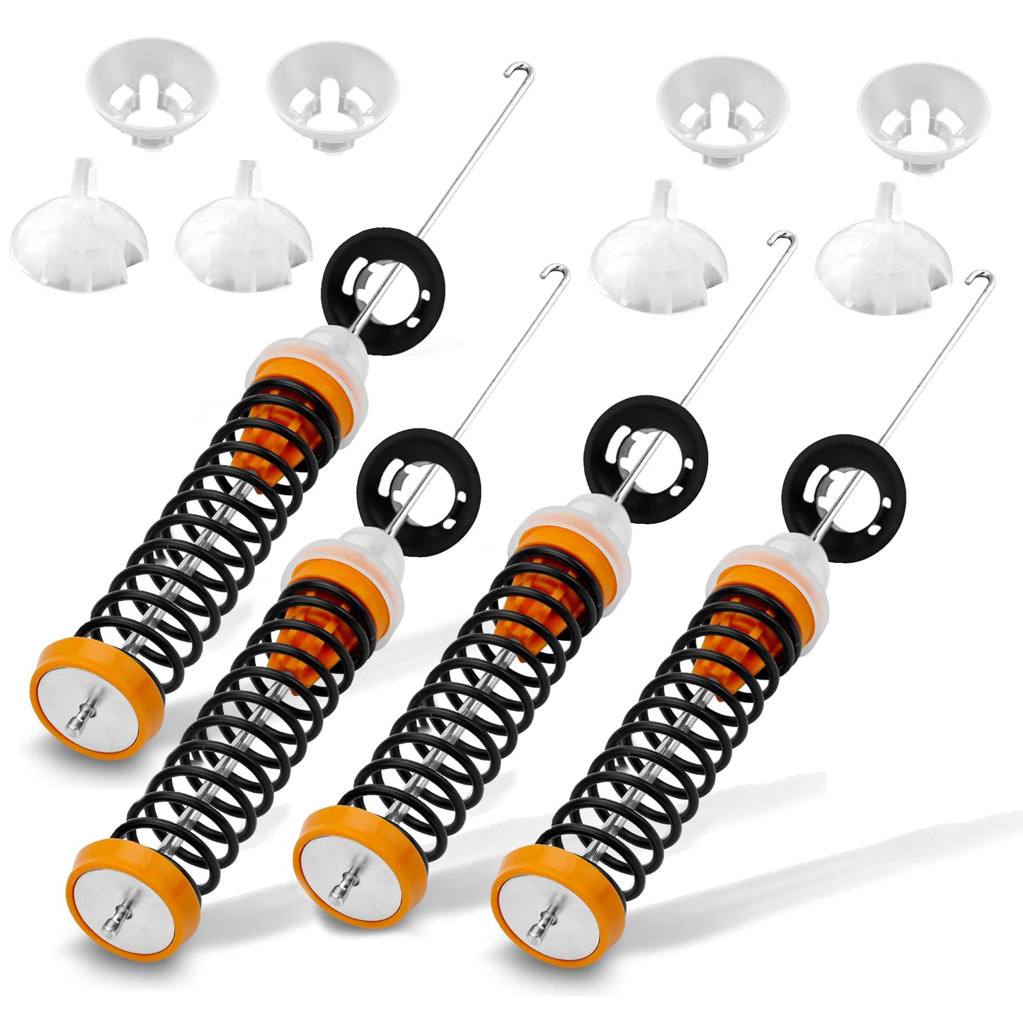 Upgraded MVWB765FW3 MVWB765FW4 WTW7500GC2 W11130359 Washer Suspension Rod Kit for Maytag Whirlpool Kenmore Washer WTW7040DW0 MVWB765FC3 7MWTW7000EW0 7MWTW7300EW0 WTW7500GW0 11026132413