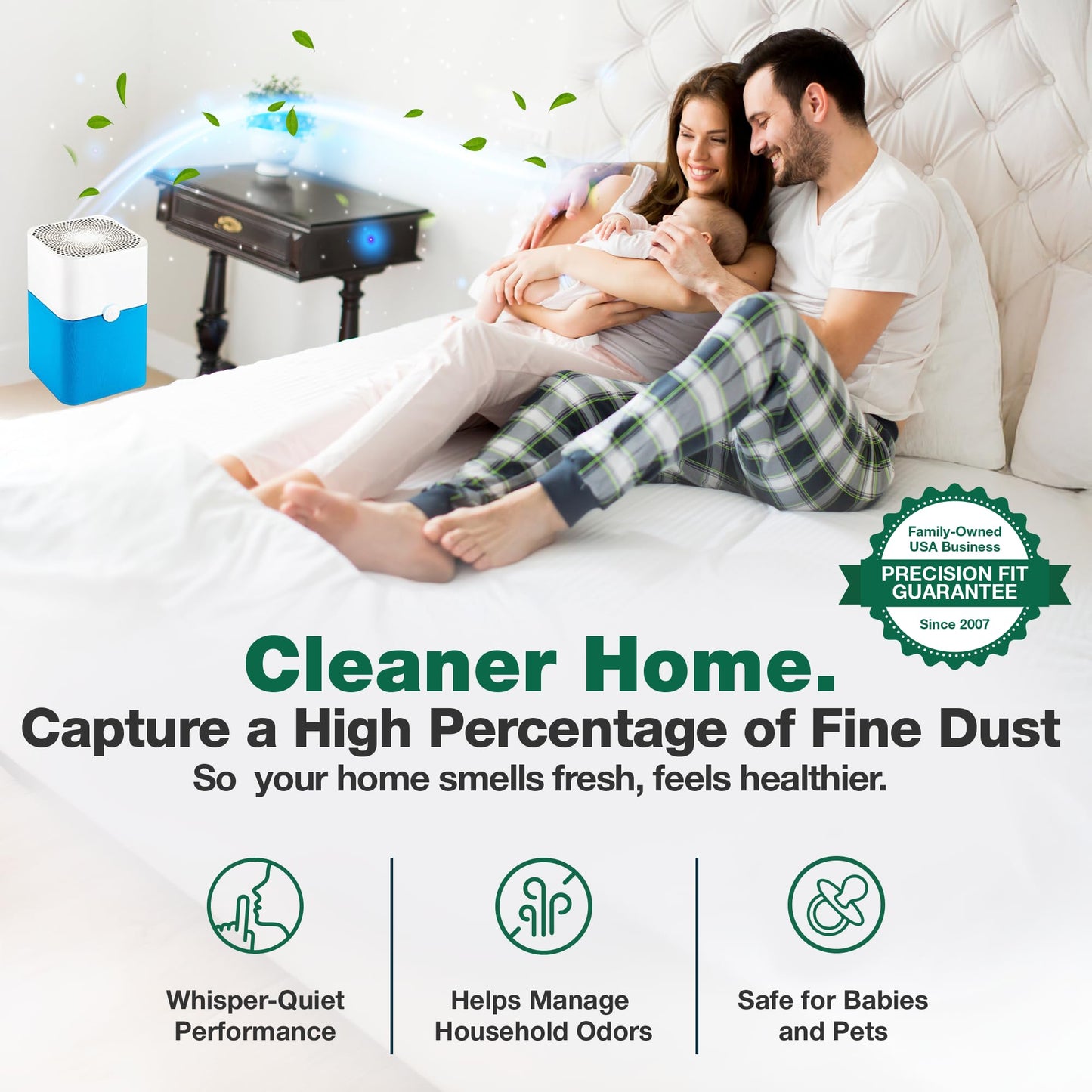 1 Replacement Particle and Carbon Filter Compatible with Blueair Parts # Blue Pure 211+ & Models Blue Pure 211 Plus Air Purifier Foldable (1 Pack) by Crucial Air