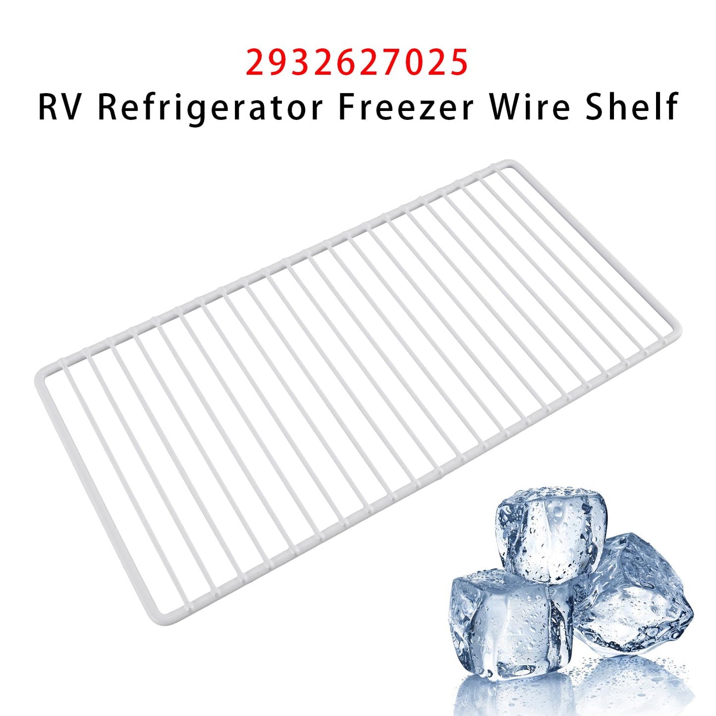Frezon 2932627025 RV Refrigerator Freezer Wire Shelf Fit for Dometic RV Refrigerators and Freezers,Length: 16.73 inches, Width: 8.46 inches