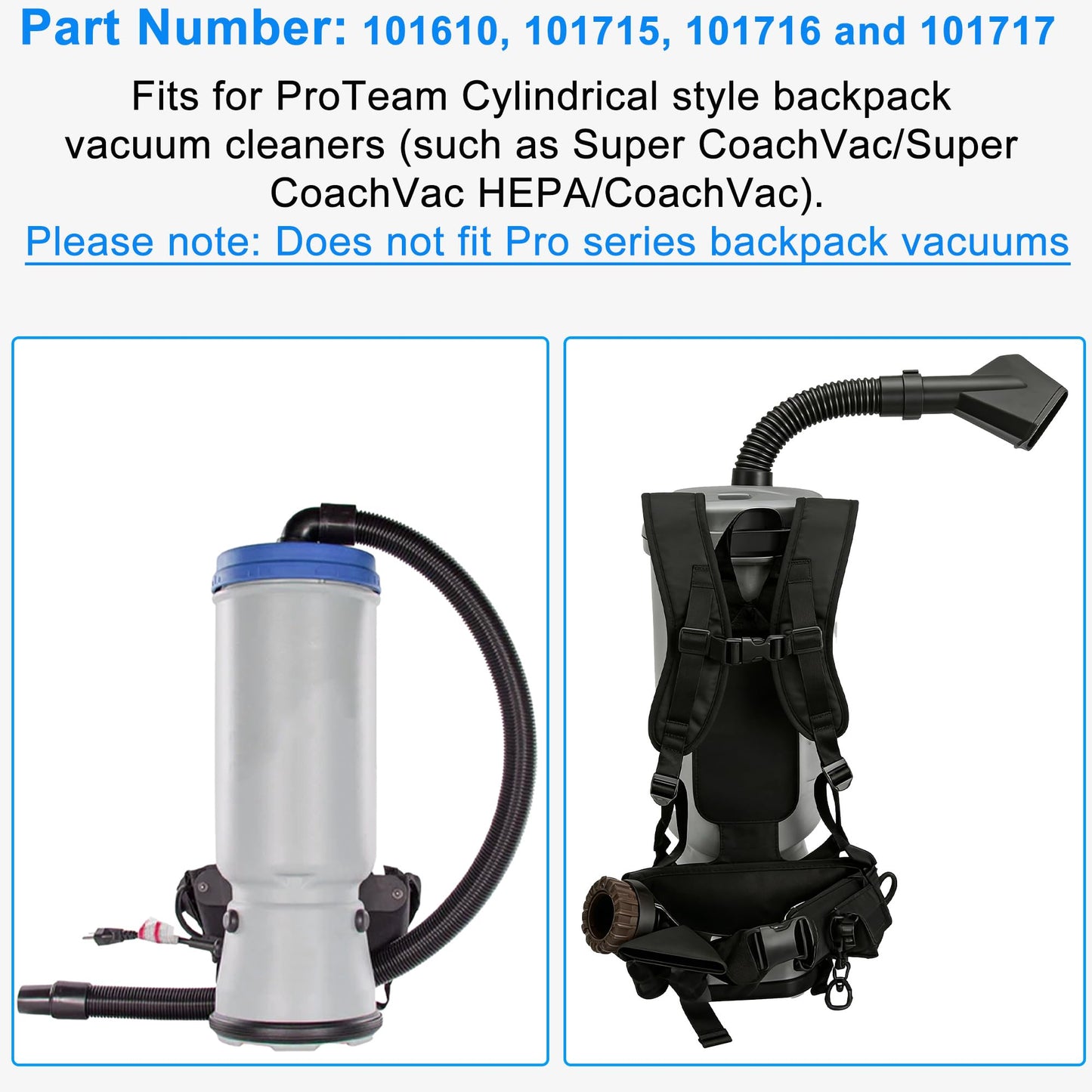 101610 Switch Cord Assembly for ProTeam Backpacks Vacuum Parts Vacuum Accessories
