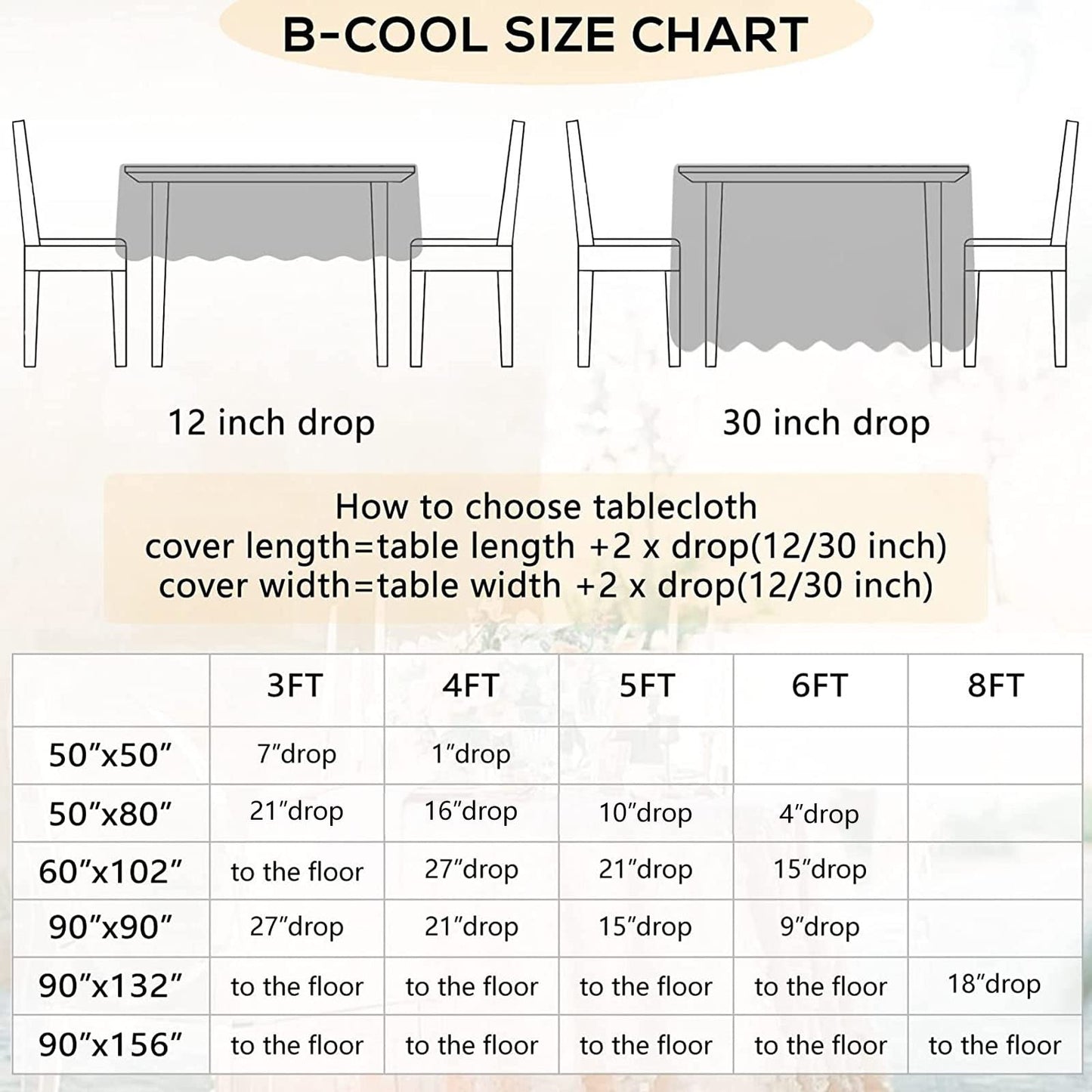 B-COOL Rectangle Tablecloth Blue Sequin Tablecloth Glitter Fabric 6ft Long Table Cloth for Wedding Party Dining Banquet Independence Day Tablecloths Decoration, 60x102 inch