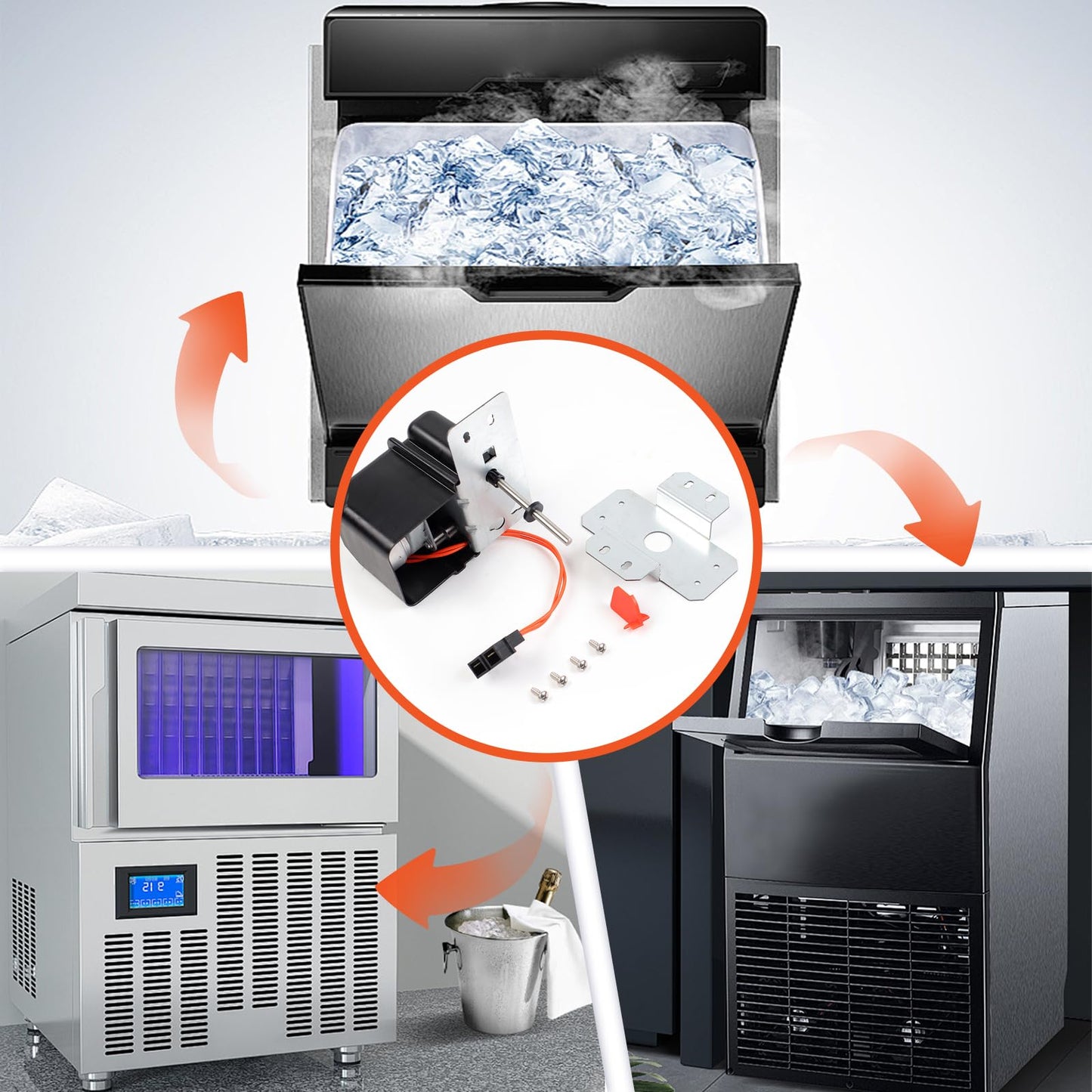 12-3060-21 Harvest Assist Solenoid Compatible with Scotsman Ice Systems - Parts Compatible with Scotsman Ice Machine Multiple Models