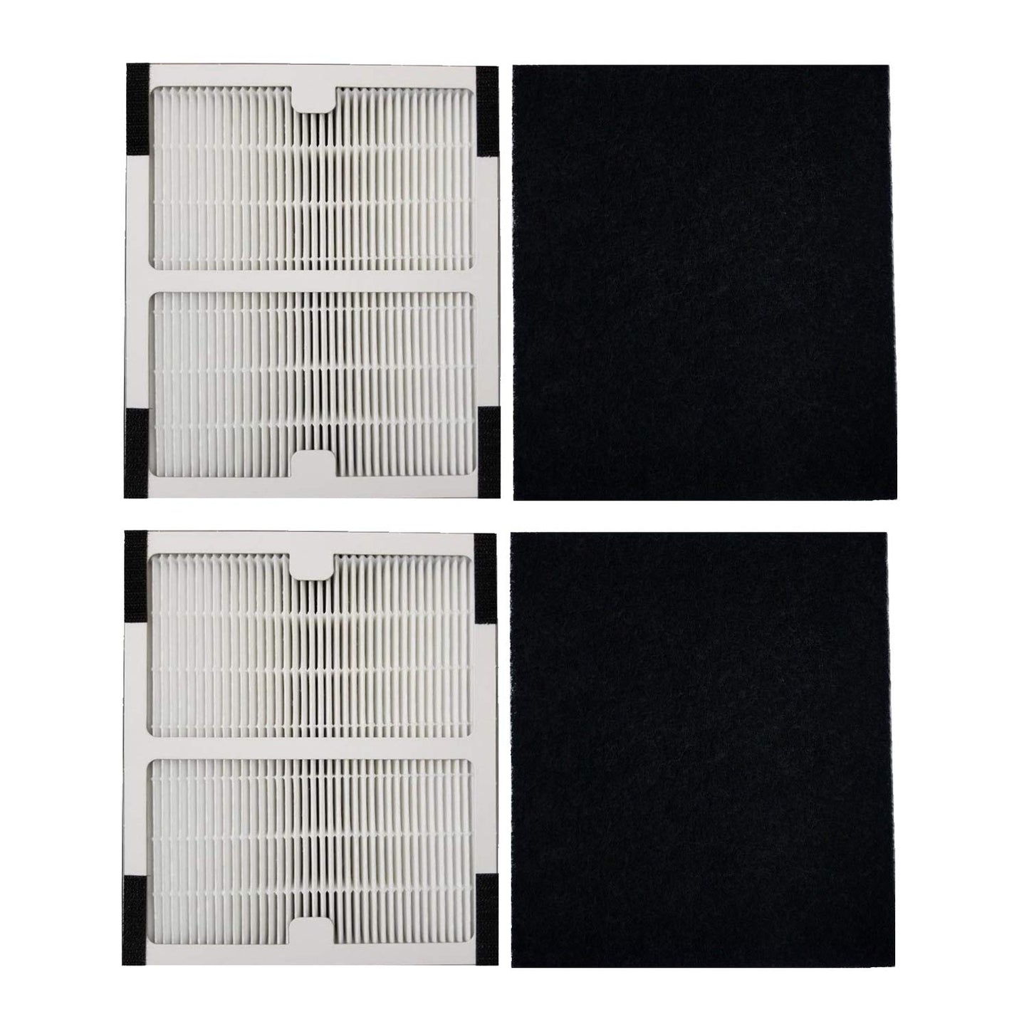 HALIEVE Replacement Idylis Air Purifier Filter B - 2 Pack Hepa & Carbon Filter Set for Idylis Air Purifiers Idylis IAP-10-125,IAP-10-050,IAP-10-150,AC-2125,AC2126,AC-2126 Model # IAF-H-100B