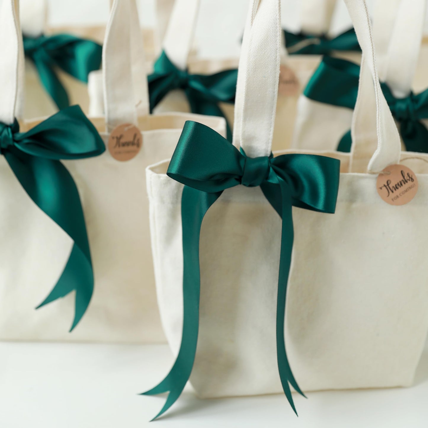 10×8×3 Inch - Small Canvas Tote Bags for Kids Mini Gift Bulk for Painting DIY Arts & Crafts Thick Fabric Bland Bags (50, Beige)