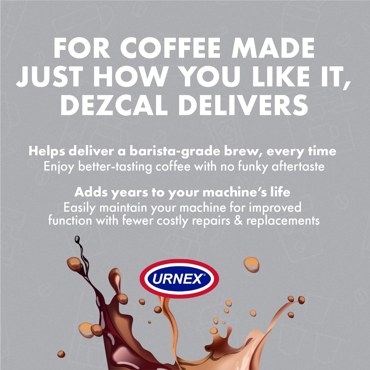 Dezcal Descaling Tablets - 120 Uses, Universal Compatibility with Keurig, Nespresso, Breville, De’Longhi, and More - Effective Descaler for Coffee Makers, Espresso Machines, Boilers, and More