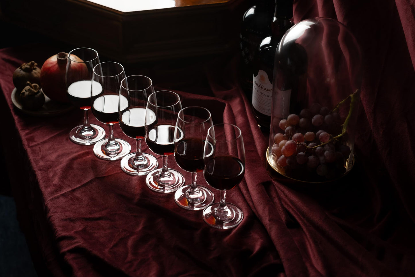 GLASSIQUE CADEAU Port and Dessert Wine, Sherry, Cordial, Aperitif Tasting Glasses | Set of 6 Small Crystal 7 oz Sippers | Mini Short Stem Nosing Taster Copitas