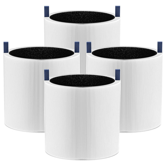 4 Pack Mini Max Replacement Filter Compatible with Blueair Blue Pure Mini Max Air Purifiers, Blue Pure FMINI Filter HEPA & Activated Carbon Air Filt-er Fits for Blue Pure Mini Max