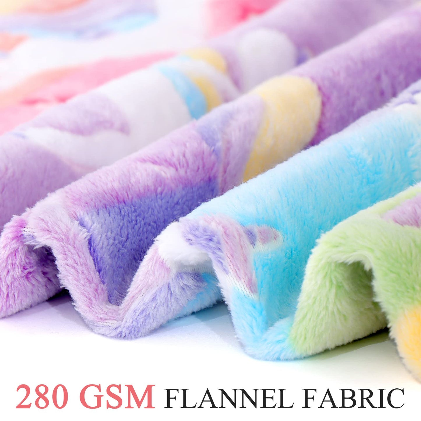 LIFEYJ Glow in The Dark Blanket Unicorns Gifts for Girls, Soft Blanket 3 4 5 6 7 8 9 10 Year Old Girl Gifts, Toddler Girls Toys Age 6-8, Easter Gifts for Kids Birthday Gifts Presents, 50"x60"
