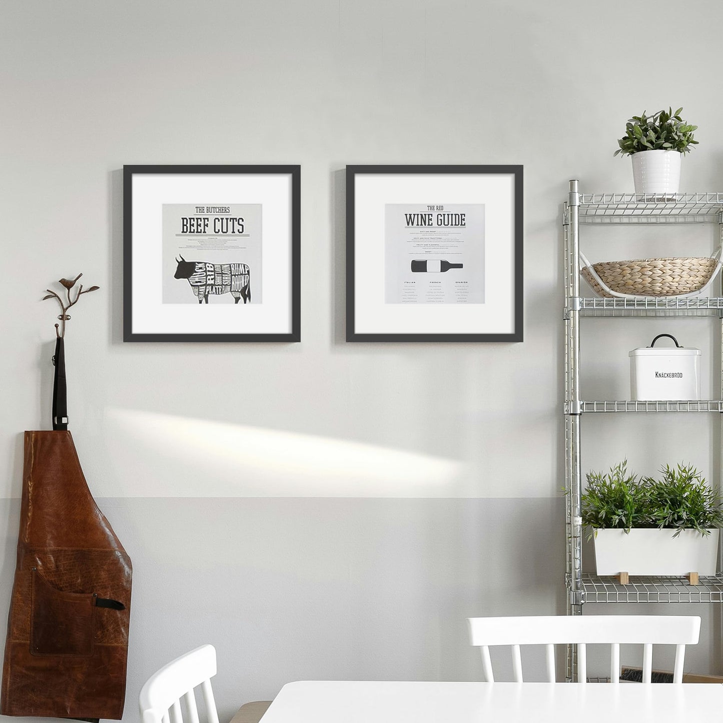 Fisnish 12x12 Picture Frame Sef of 10, Display Pictures 8x8 with Mat or 12 x 12 Without Mat, Photo Frame Collage for Wall Gallery Decor, Wall Mounted, Black