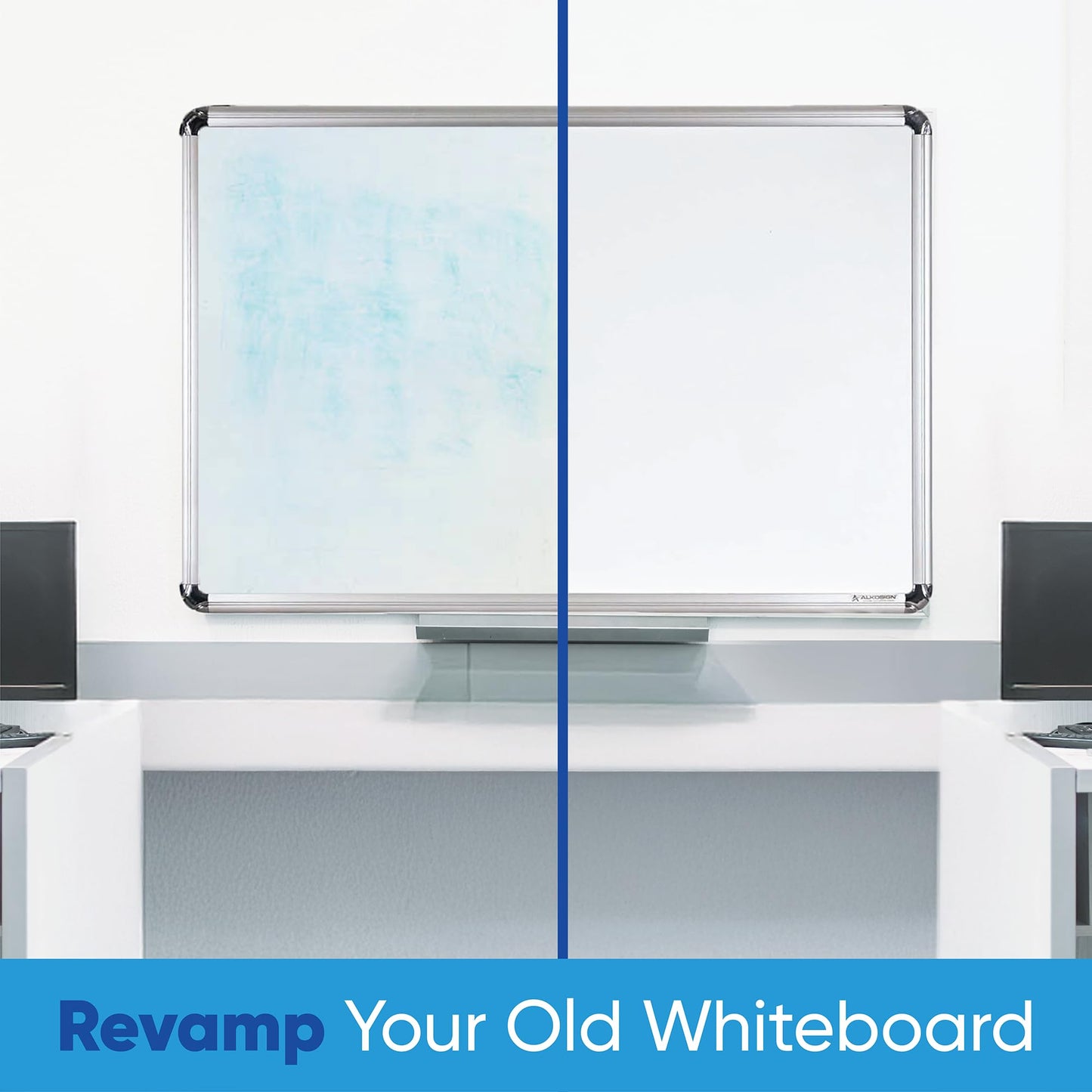 HeatPomelo White Board Paper for Wall, 80" x 36" No Ghosting Peel and Stick Dry Erase Whiteboard Roll, Stain-Proof Self-Adhesive Whiteboard Wallpaper for Home, Office, Classroom