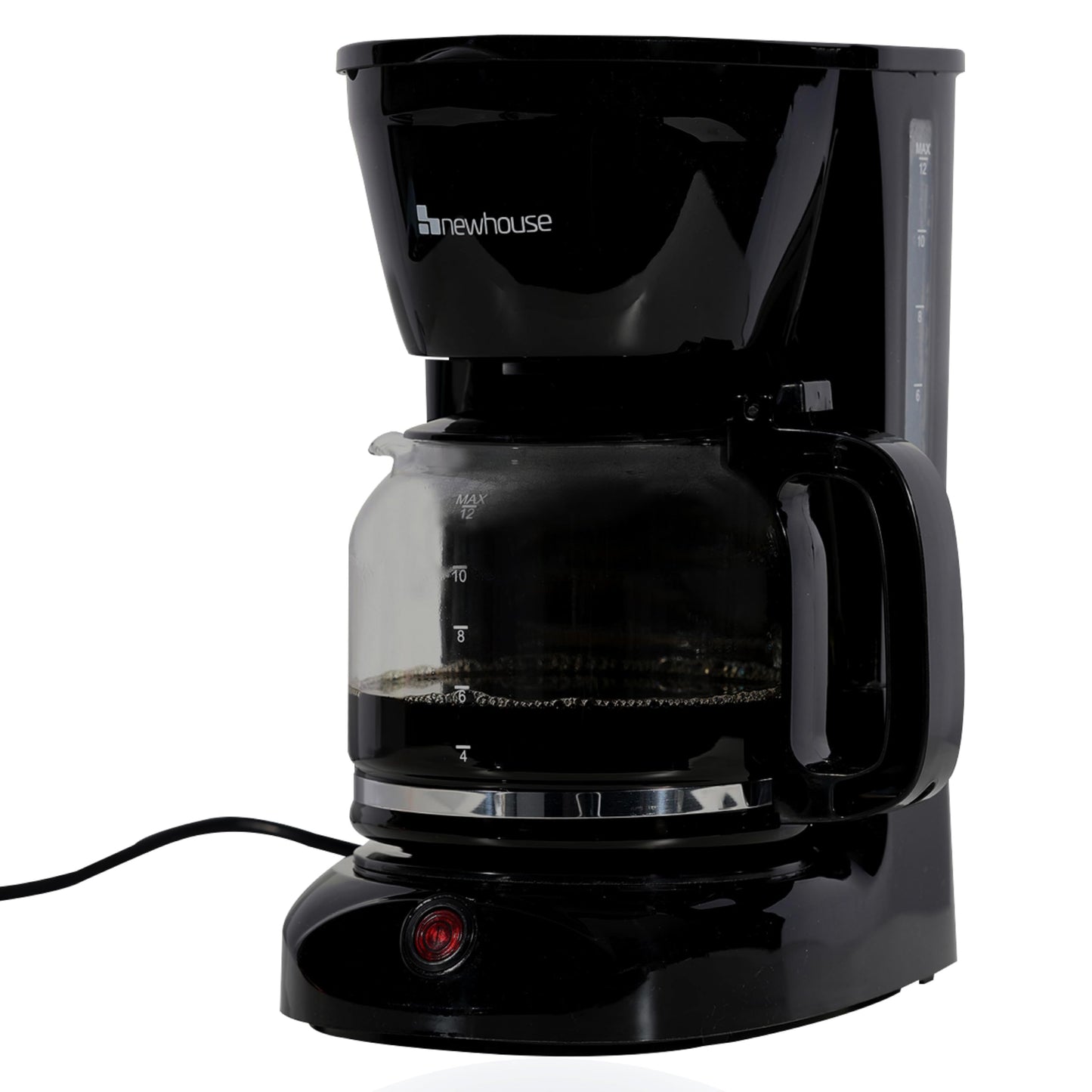 Newhouse Electric Coffee Machine NHCM-001-12, 12-Cup Coffee Maker with Auto Shut Off, Electric Pot with Metal Mesh Coffee Filter Basket, ETL Certified for Hospitality and Residential Use