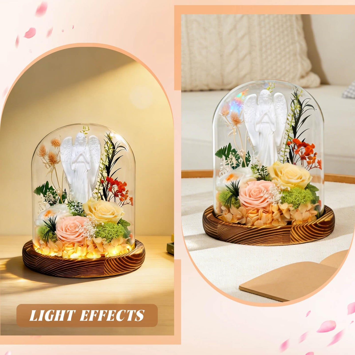 Harmolia Birthday Gifts for 40 50 60th Women Fresh Flowers for Delivery Forever Preserved Real Rose Anniversary for Mom Grandma Her Wife Sister Best Friend