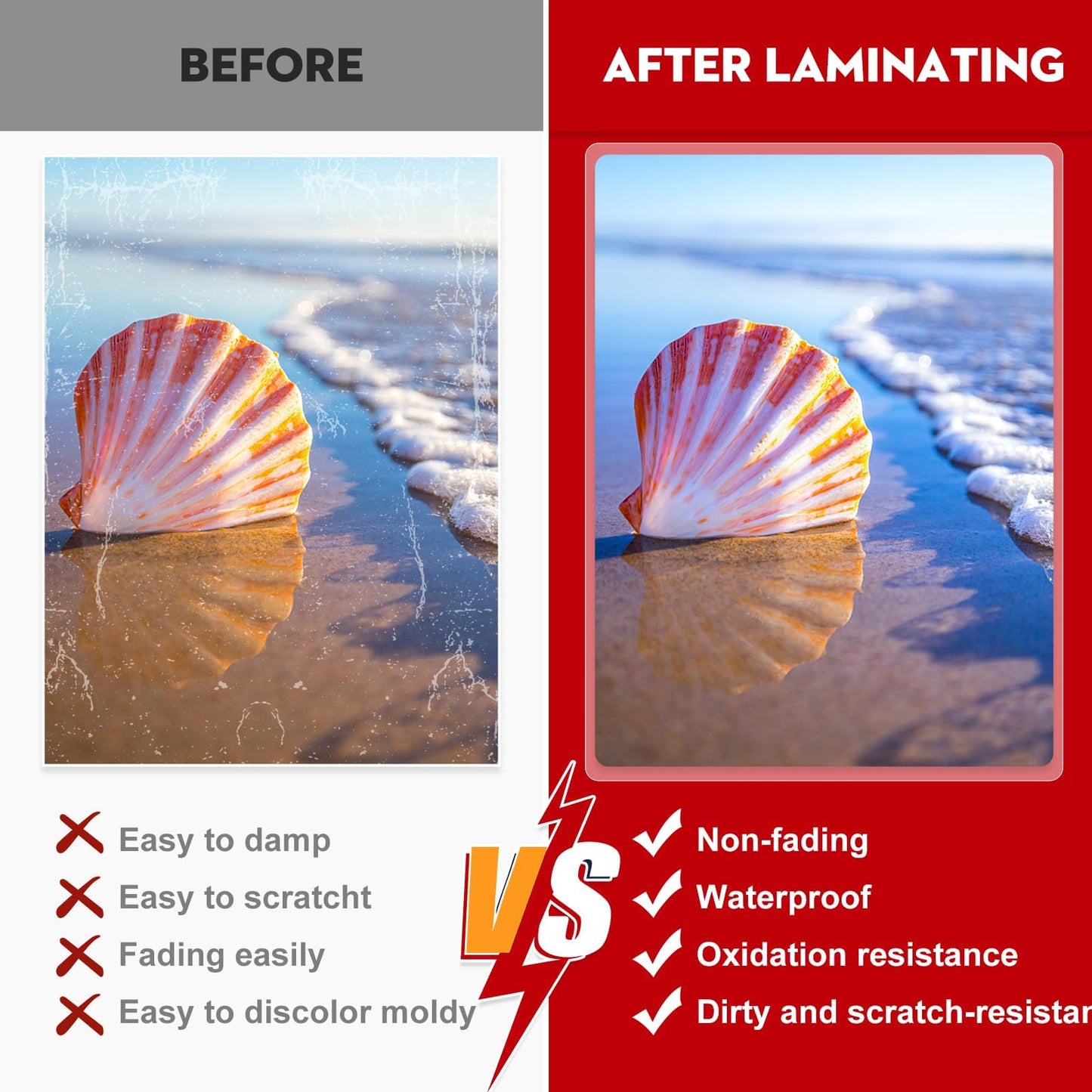 CAREGY Thermal Laminating Pouches, 520 Pack 3 Mil, 9 x 11.5 Inches Laminating Sheets Paper for Laminator, Clear, Letter Size, Office and School Supplies