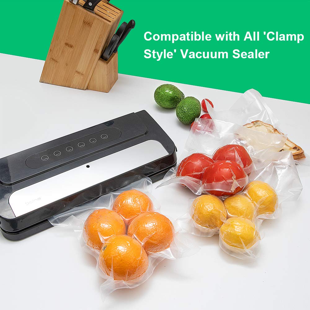 ATSAMFR 200 Count Gallon11x16Inch Vacuum Sealer Food Bags with BPA Free,Heavy Duty,Great for Vac Storage or Sous Vide Cooking