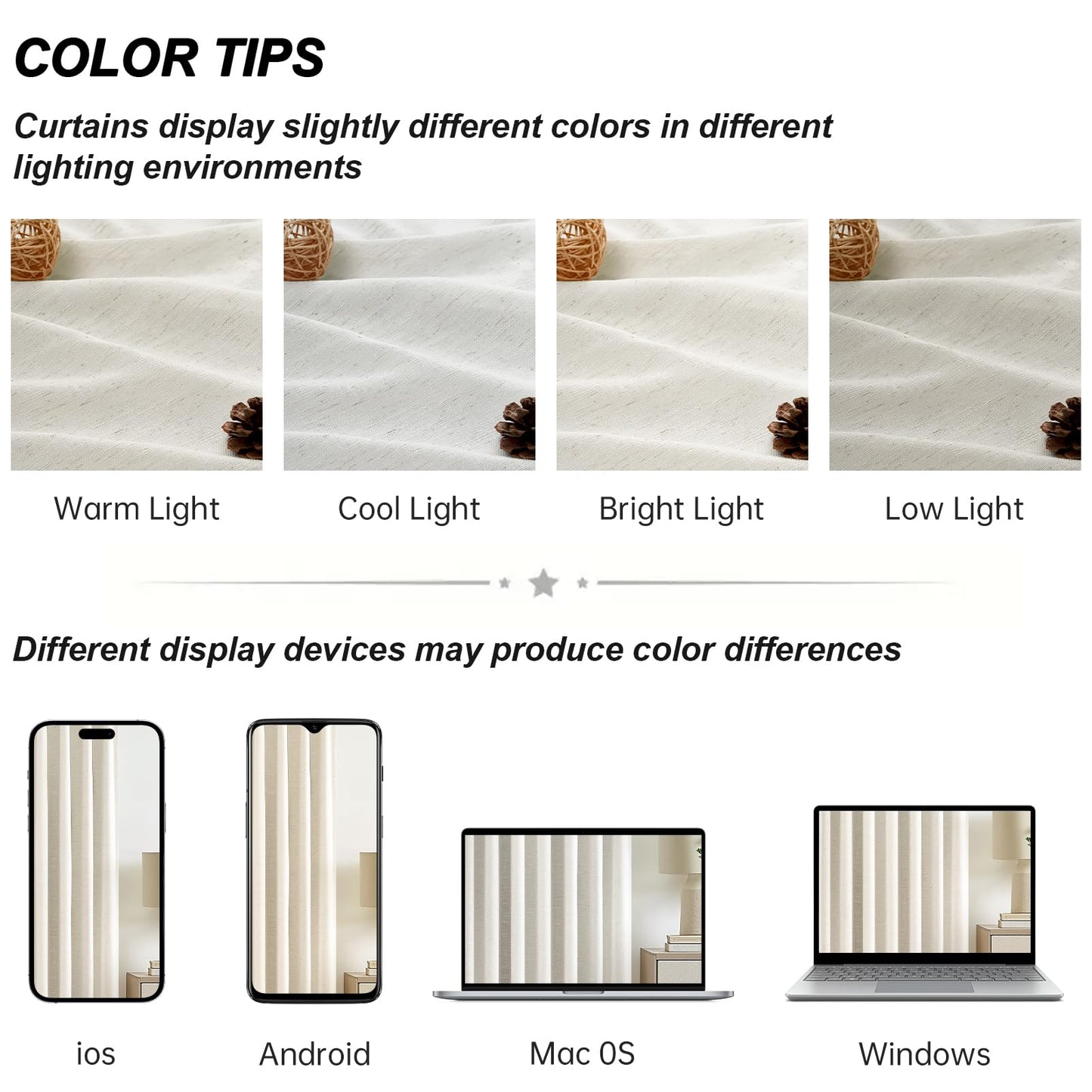 Topfinel 96 Inches Long Pinch Pleated 100% Blackout Curtains,Thermal Insulated Natural Linen Pinch Pleat Viral Drapes with Hooks Rings 2 Panel Sets,Neutral Beige Ivory 8FT Back Tab Window Curtains