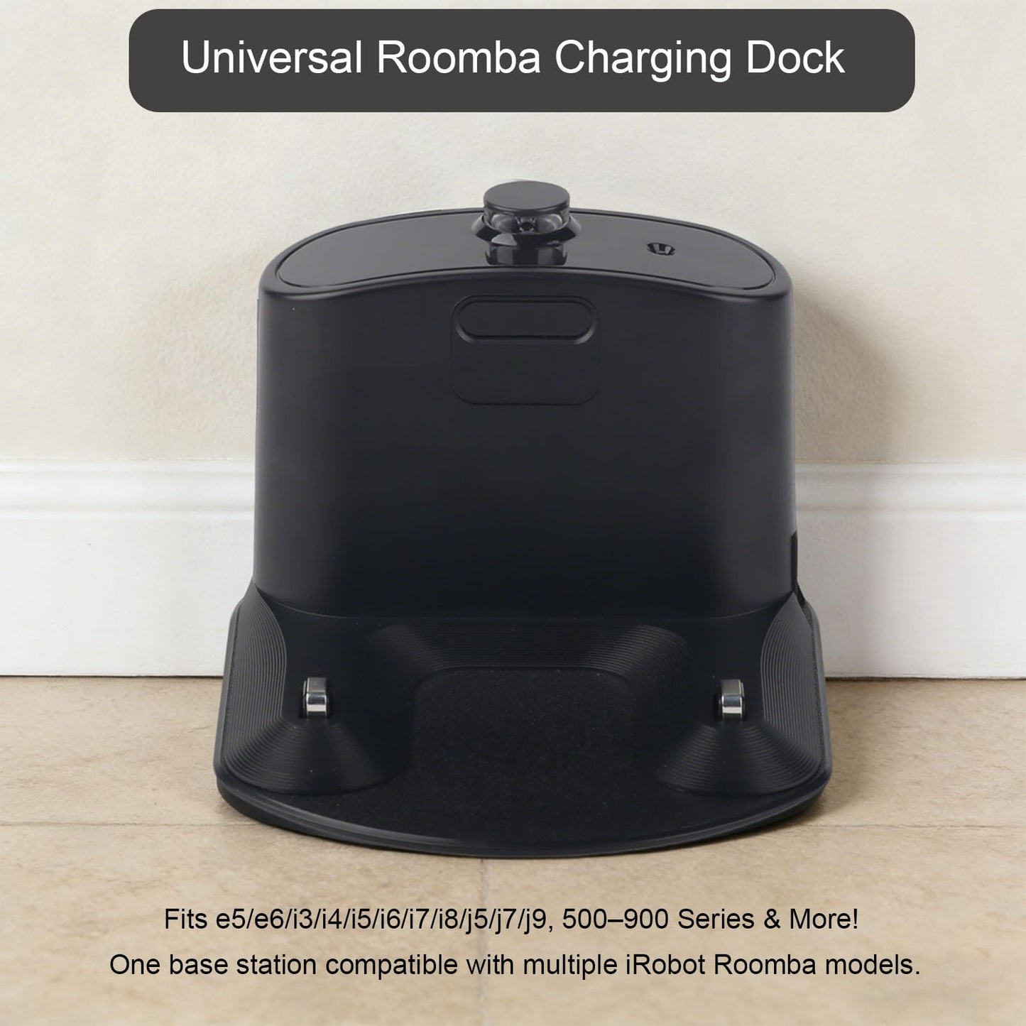 for Roomba Charger Dock,Replacement for iRobot Roomba Charging Base e5 e6 i1 i3 i4 i5 i6 i7 i8 500-900 Series Models Vacuum Cleaners-with US- Power Cord ADF-N1 17070 17064 4452369(2pcs+1cable)