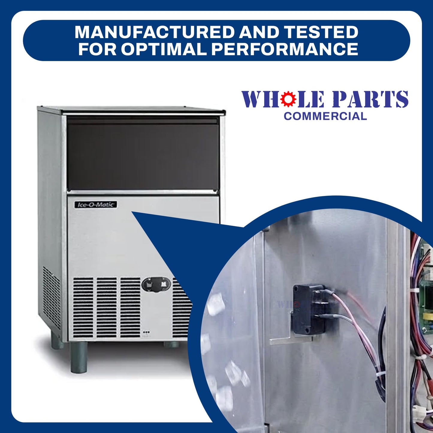 Upgraded Whole Parts Commercial Ice Machine Ice Bin Limit Switch Part# 9101124-02 (V3L-776-D8) - Replacement and Compatible with Some Ice-O-Matic Ice Machines