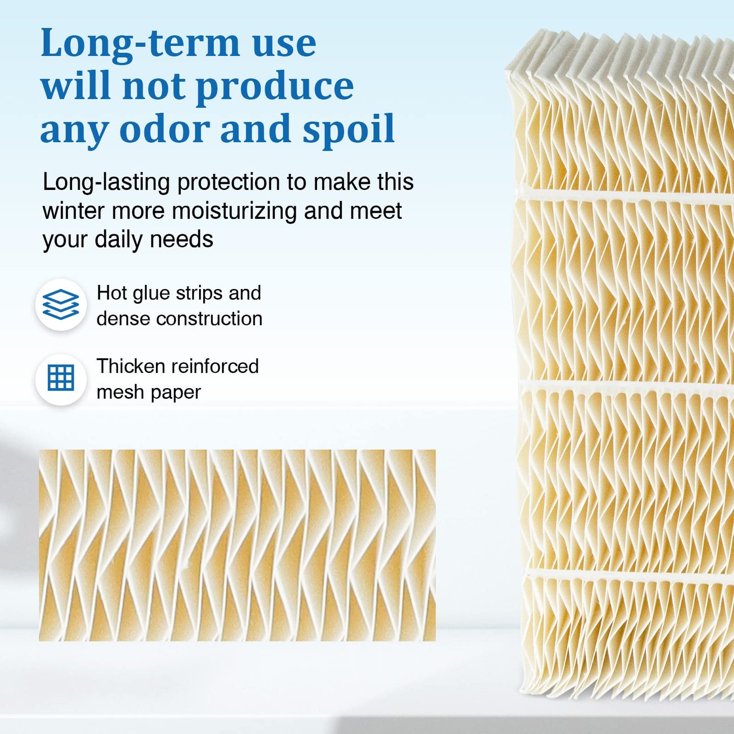1043 Super Wick Humidifier Filter fit for AIRCARE EP9500 EP9700 EP9800 EP9R500 EP9R800 826000 826800 831000 Bemis Space.Saver 800 8000 Series Humidifier Filter Replacement 2 Pack by Fetechmate