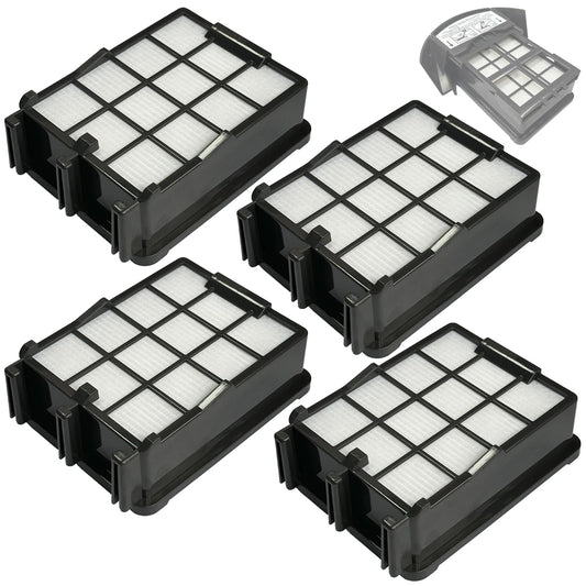 4 Packs Filter Compatible with Hoover UH71250, UH71251, UH71230 Corded Upright Vacuum Cleaner, Replacement for 440005573 Filter (Upper Filter Handle Part Not Included)