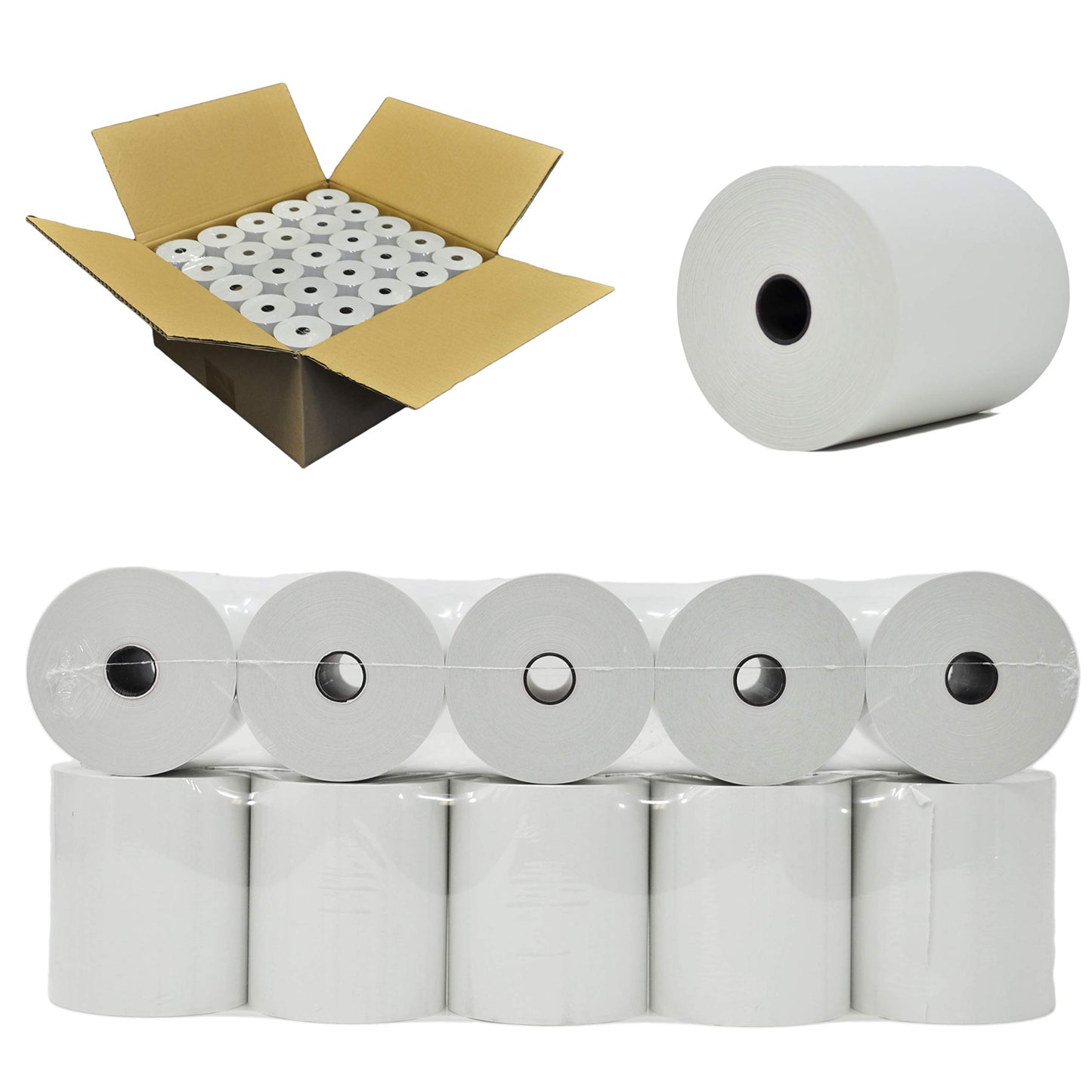 Cash Register Paper 3 1/8 x 200 Thermal Rolls 50 Pack Works With Star Micronics TSP143IIIU USB Receipt Printer Paper Clover Station BPA Free From BuyRegisterRolls.
