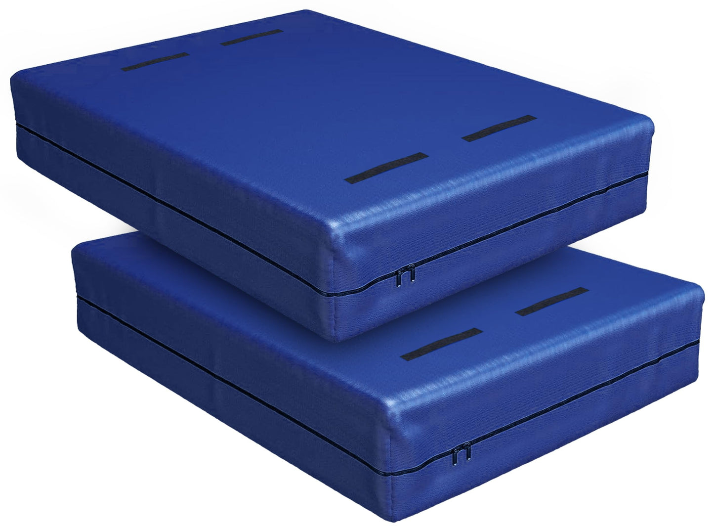 Cosy Family Mattress Bags for Moving with 8 Handles - 170GSM Extra-Thick Mattress Bag for Moving Supplies - Reusable Mattress Cover Protector Storage with Zipper, Blue, Queen-(Pack of 2)