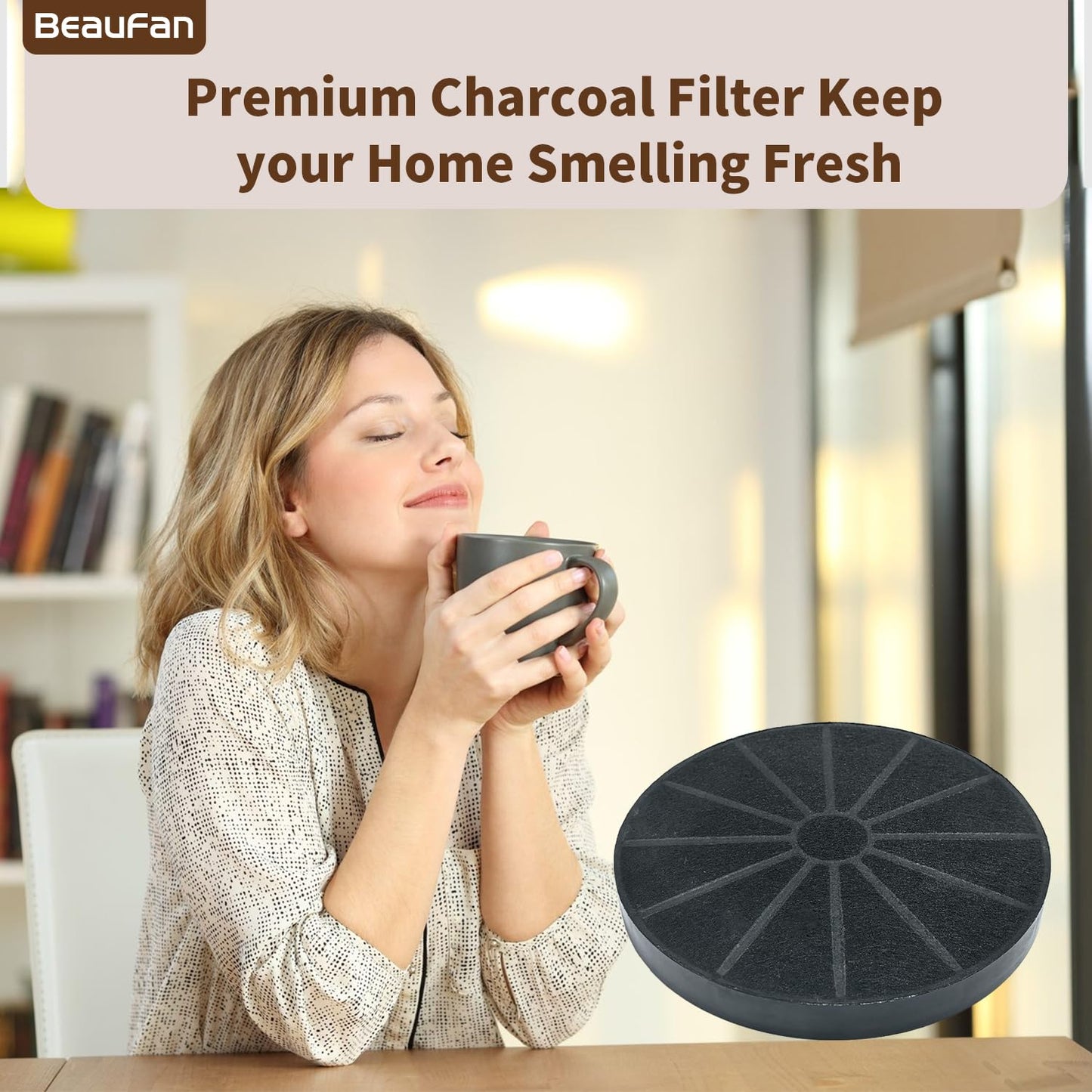 Beaufan 4 Pack Range Hood Filter Compatible with Hauslane Models IN-R100SS-30, WM-530SS-30, WM-530SS-36, WM-538SS-30, WM-538SS-36, WM-590SS-30, WM-630SS-30, WM-630SS-36, CFI001, CFI007