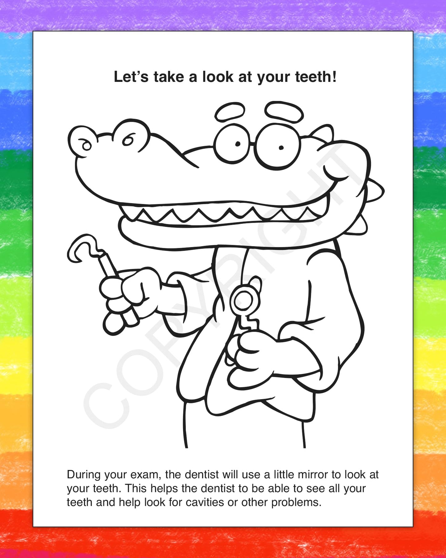 ZOCO – It's Tooth Time Coloring & Activity Books (25 Bulk Pack, Without Crayons) – Dental Hygiene Education Toys for Kids