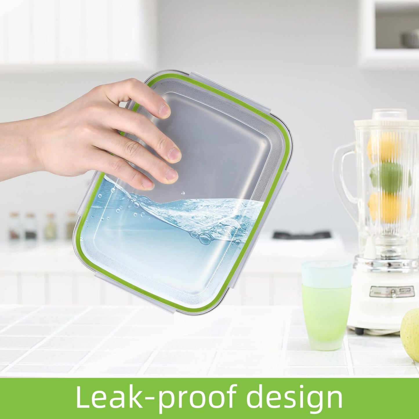UPTRUST Stainless Steel Food Storage Containers | Leak Proof & Airtight Lids | Set of 9 Containers, Dishwasher & Freezer Safe