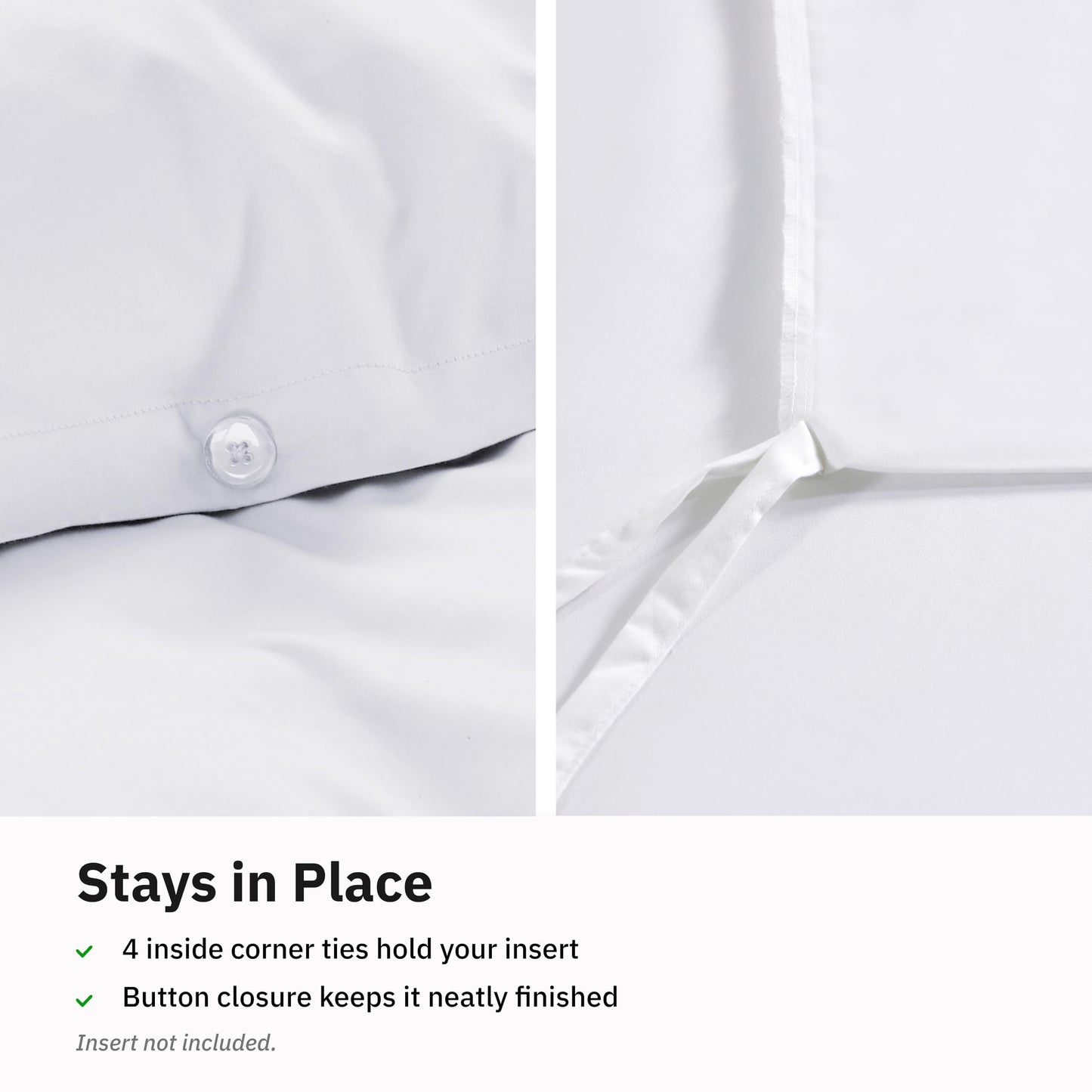 California Design Den Twin XL/Twin Duvet Cover Only - Winner Good Housekeeping Best Bedding Awards 2025, Premium 400 Thread Count Sateen, 100% Cotton Duvet Cover, Button Closure & Corner Ties - White