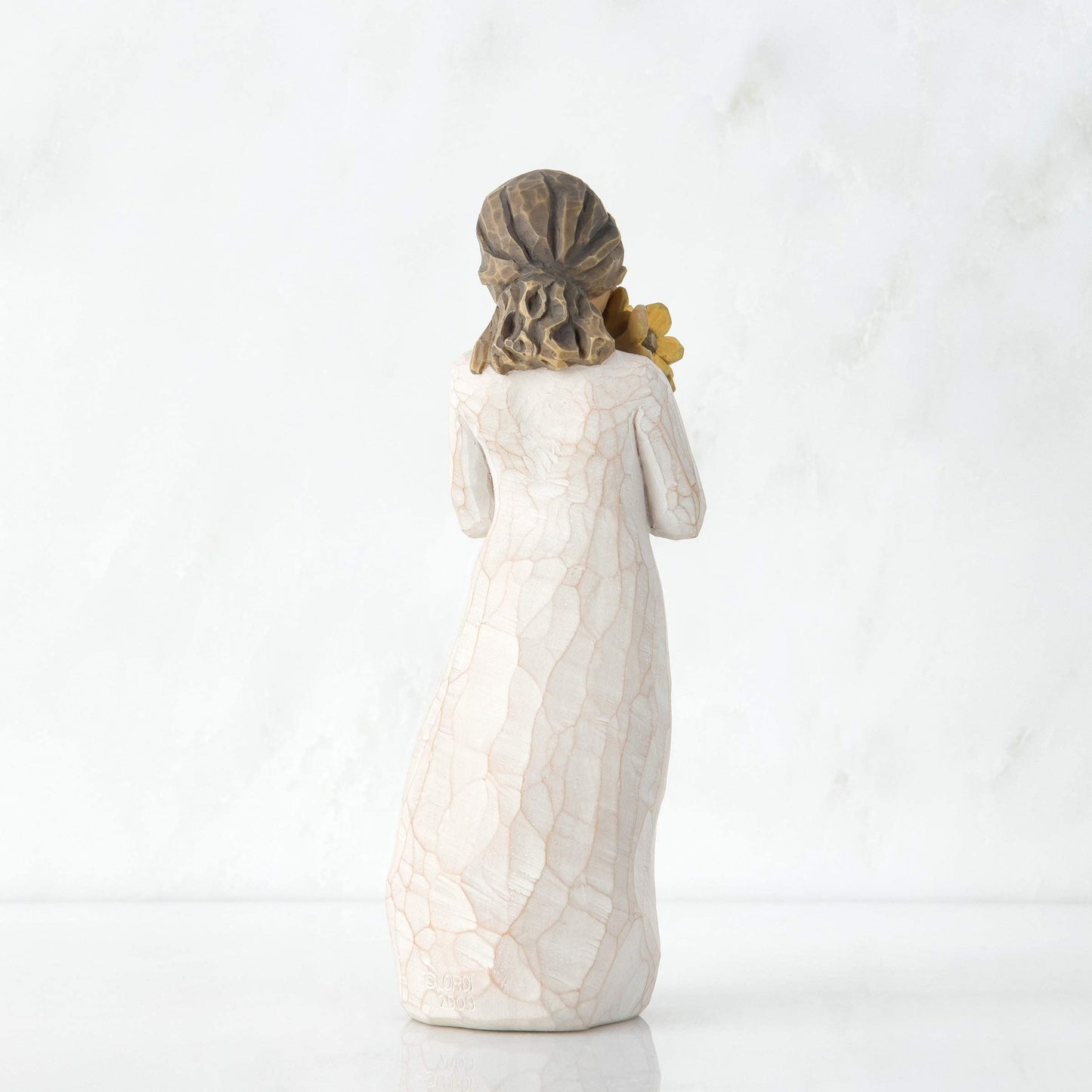 Willow Tree Warm Embrace, Surrounded by The Warmth of Family and Friends, A Gift to Celebrate Friendships, or Those who Love Flowers, Sculpted Hand-Painted Figure