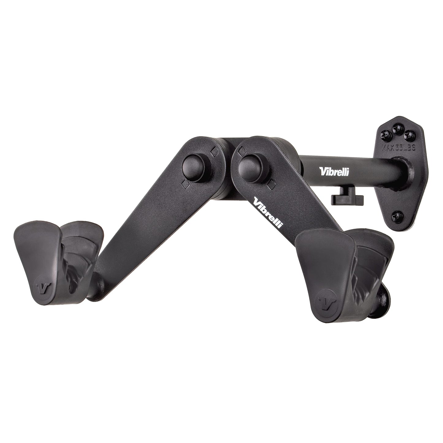 Vibrelli Bike Wall Mount - Horizontal Storage Rack for Hanging Bicycles in Garage - Adjustable Bike Hanger, Holder - Wall Bike Rack Hooks for Bicycle