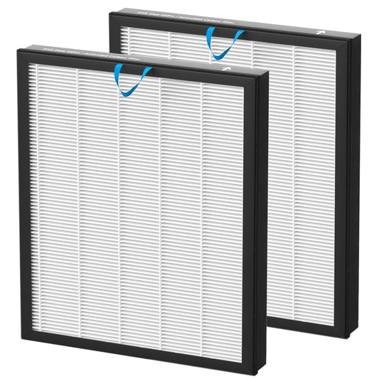 Vital 100S-P Replacement Filter Compatible with LEVOIT Vital 100S and Vital 100S-P Air Purifier, 3-in-1 H13 Grade True HEPA, High-Efficiency Activated Carbon Filter, Vital 100S-RF, 2 Pack White