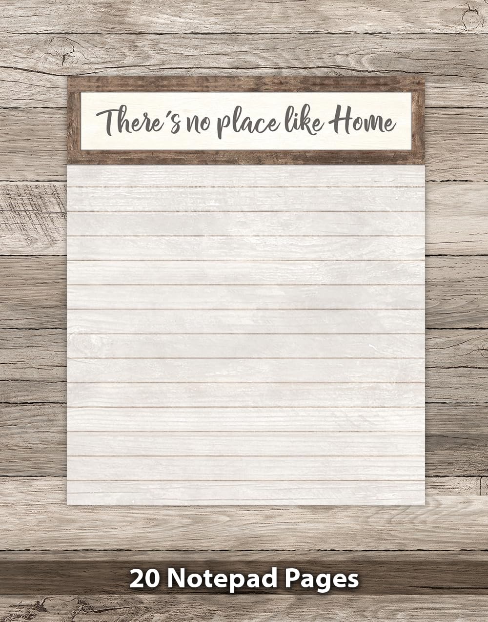 Magnet Notepads - With a peel and stick area for your Business Card! (Box of 100 Notepads) (No Place Like Home)