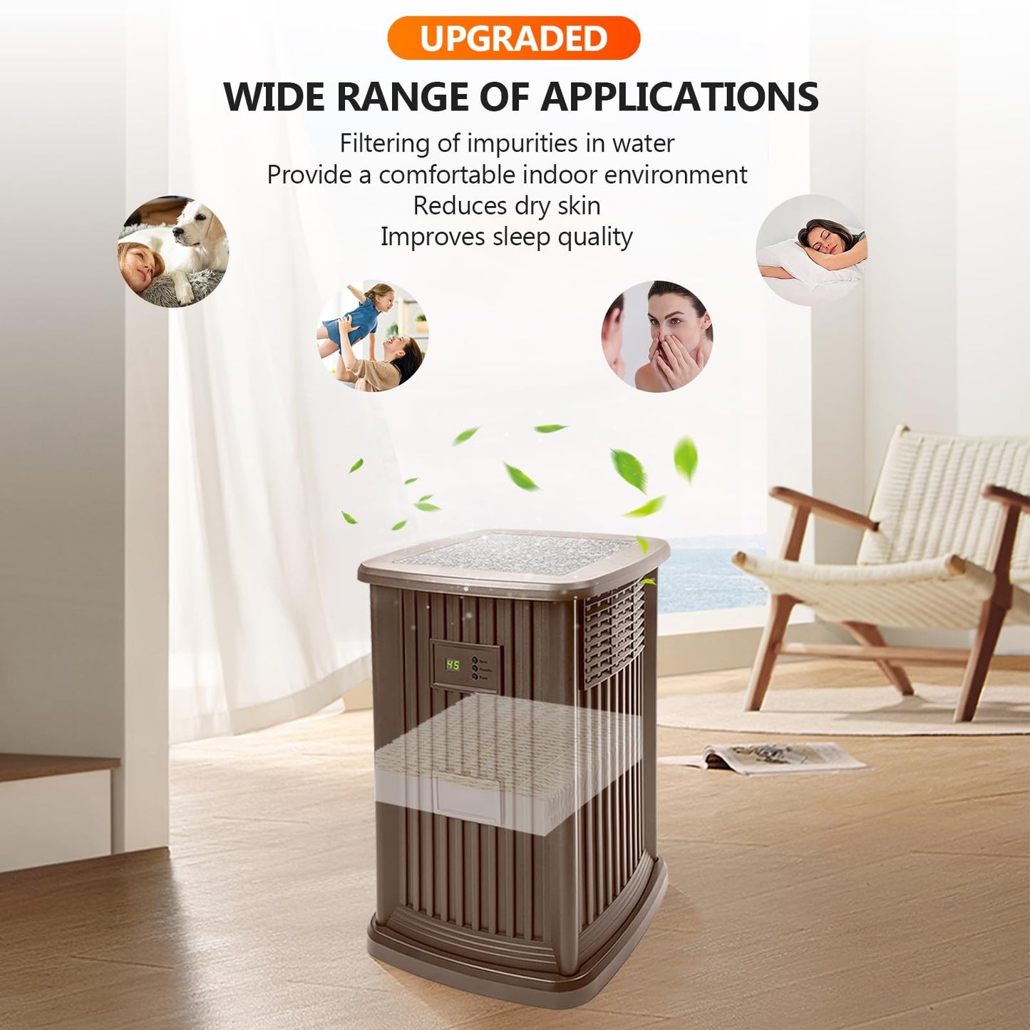 Blutoget 1043 Humidifier Wick Filters 3 Pack Replacement for Essick Air AIRCARE EP9500 EP9700 EP9800 EP9R500 EP9R800 821000 826000 826800 831000 &Bemis Space Saver 800 8000 Series Humidifiers