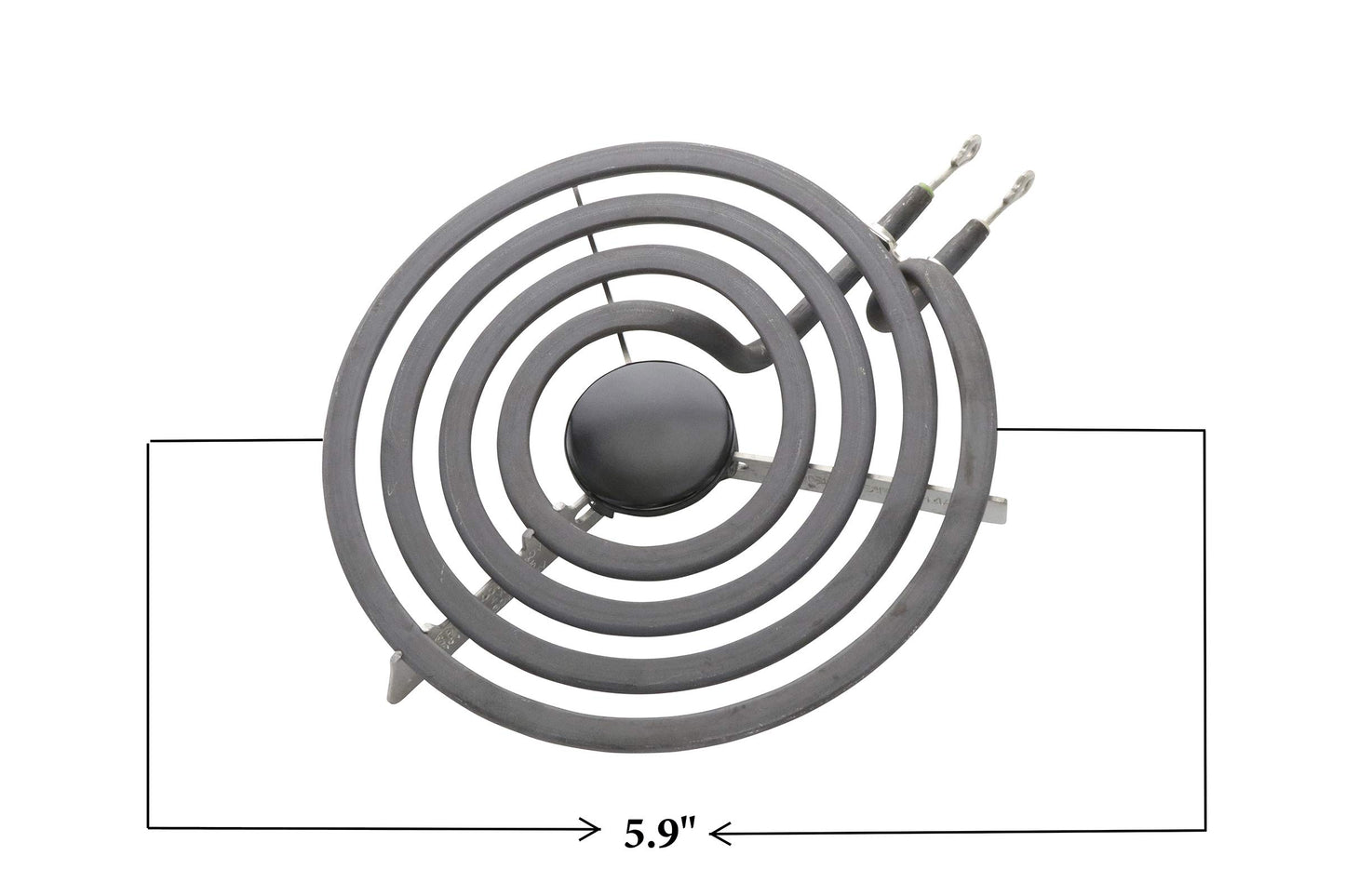 KITCHEN BASICS 101 MP22YA Electric Range Burner Coil Set Replacement for Whirlpool KitchenAid Maytag - Includes 2 8-Inch MP21YA and 2 6-Inch MP15YA Burners with 4 Ceramic Plug-in Terminal Blocks
