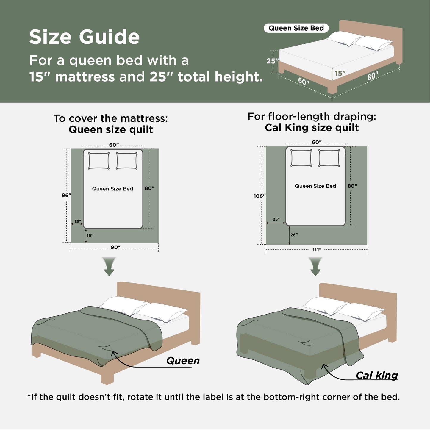 Bedsure Full Size Comforter Set - 7 Pieces Floral Sage Green Soft Bedding Sets, Full Bed in a Bag with Botanical Flowers Comforter, Sheets, Pillowcases & Shams