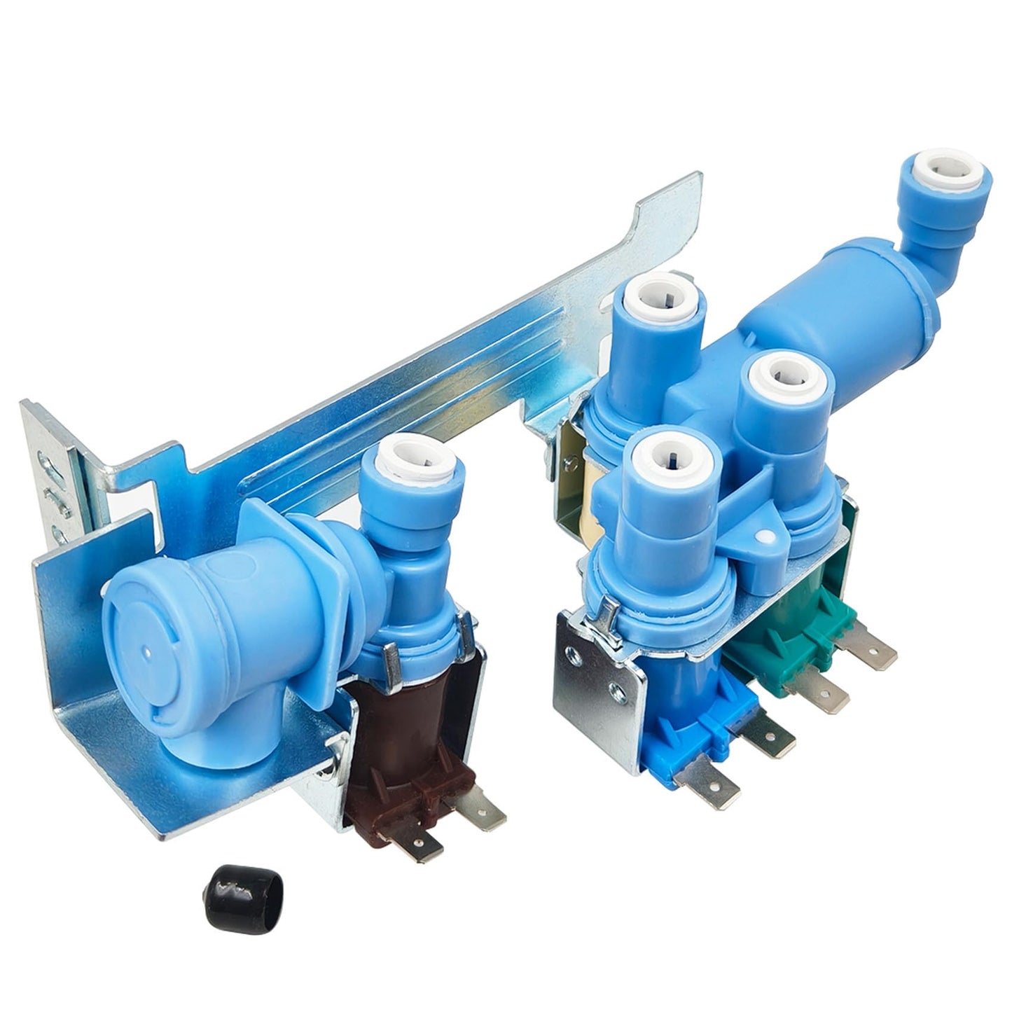 242253002 242102201 Refrigerator Ice Maker Water Inlet Valve for Frigidaire Electrolux Kenmore Crosley, Replacement Water Valve Parts 2689640, AP5669874, PS7321353, EAP7321353 Fits Model CFD DGH E23